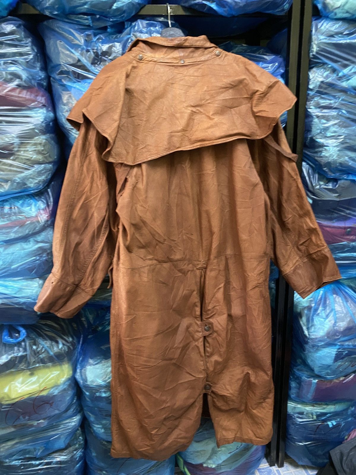 Marlboro Classics 1st Edition 80s Marlboro Classics Brown Cotton Duster Riding Size US L / EU 52-54 / 3 - 13 Thumbnail