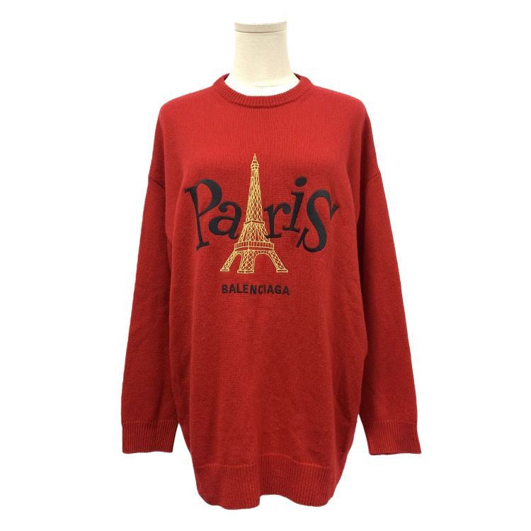 Balenciaga Balenciaga Eiffel Tower Embroidery Sweater Size S Size US S / EU 44-46 / 1 - 1 Thumbnail