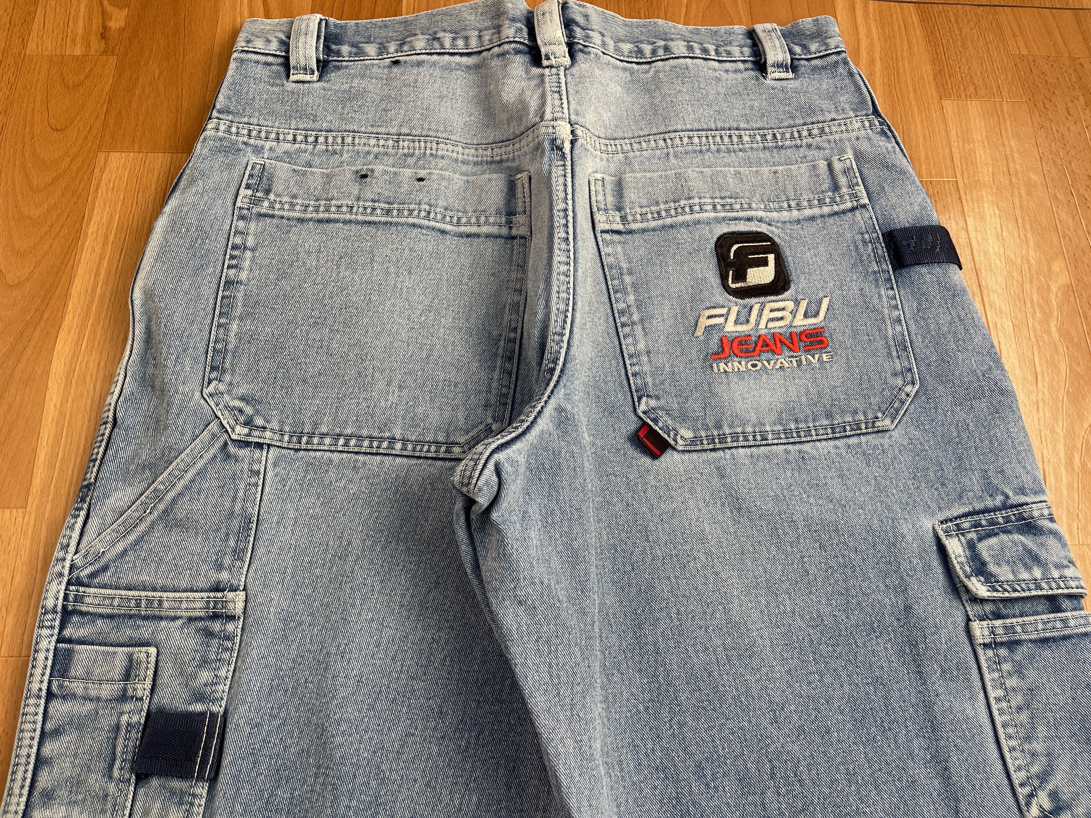 Fubu FUBU jeans, vintage baggy jeans, 90s hip hop skater Y2K 36 Size US 36 / EU 52 - 6 Thumbnail