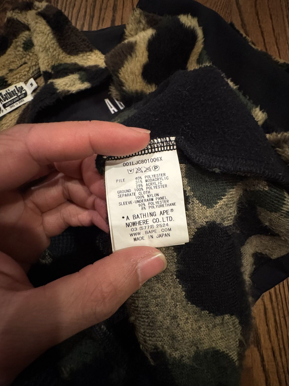 Bape Bape BOA Fleece Size US M / EU 48-50 / 2 - 4 Thumbnail