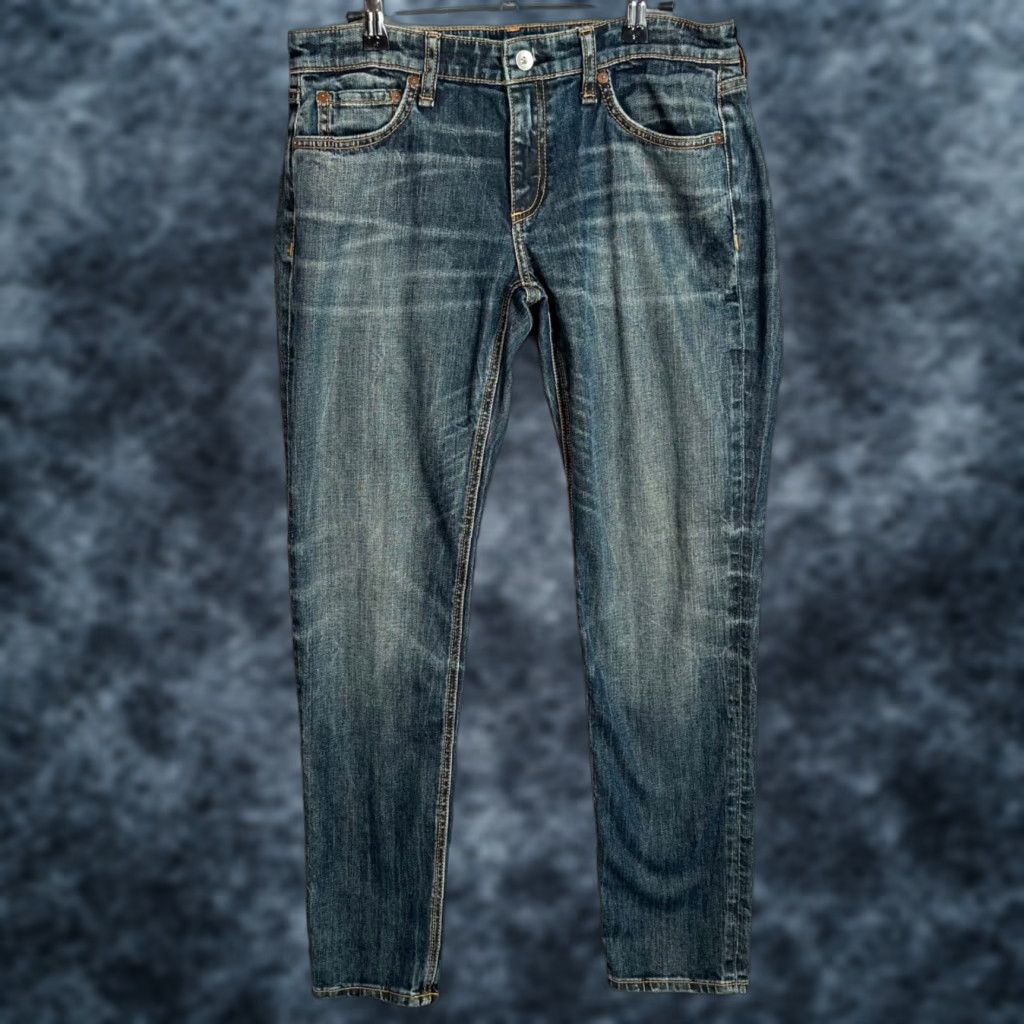 Rag & Bone Rag & Bone New York Womens Low-Rise Slim Boyfriend Jeans Size 26 Size 26" / US 2 / IT 38 - 1 Thumbnail