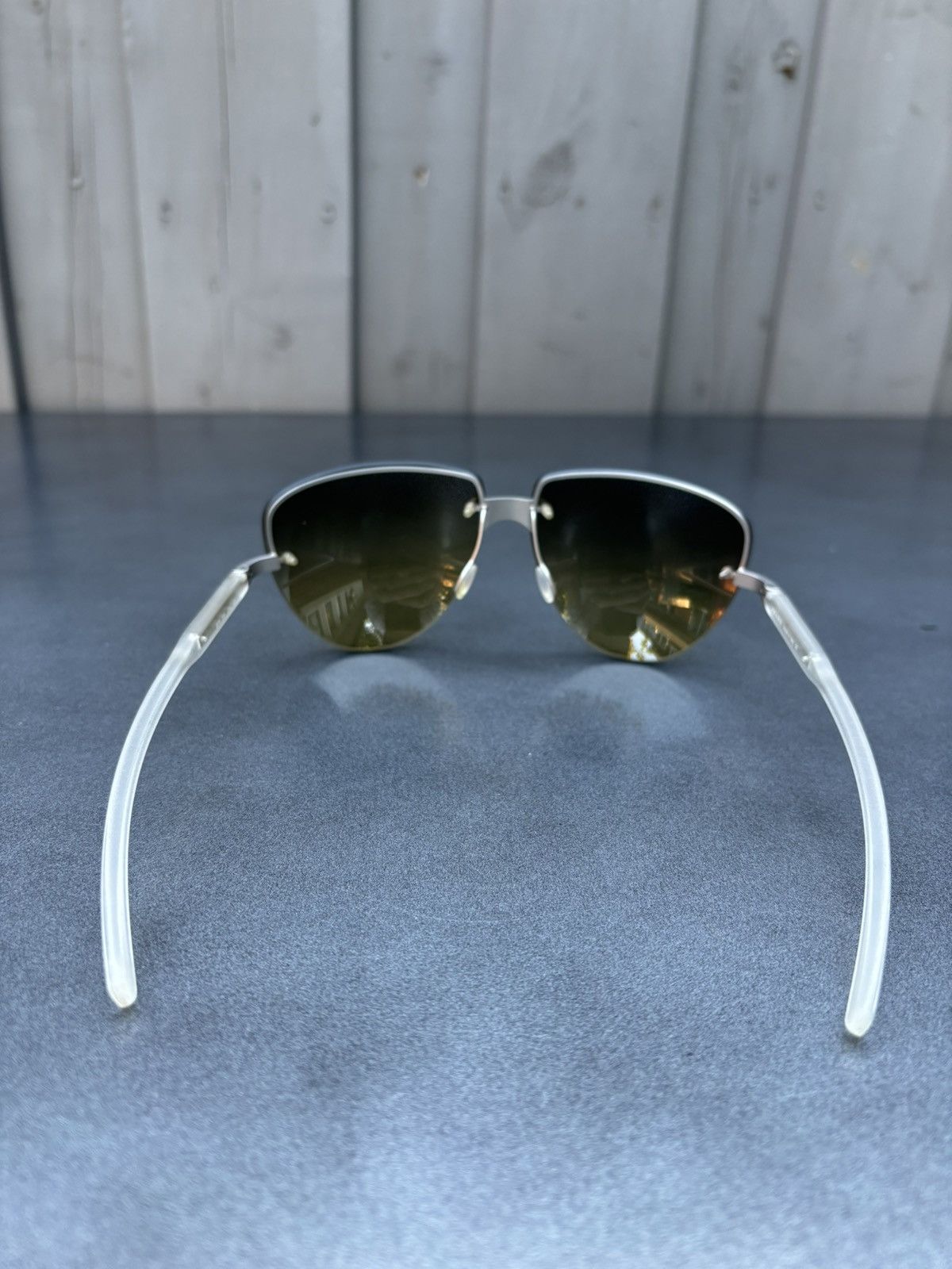 Prada × Vintage S/S 2000 Prada Sunglasses SPR 73A Rimless Vintage Prada Y2K Size ONE SIZE - 14 Thumbnail