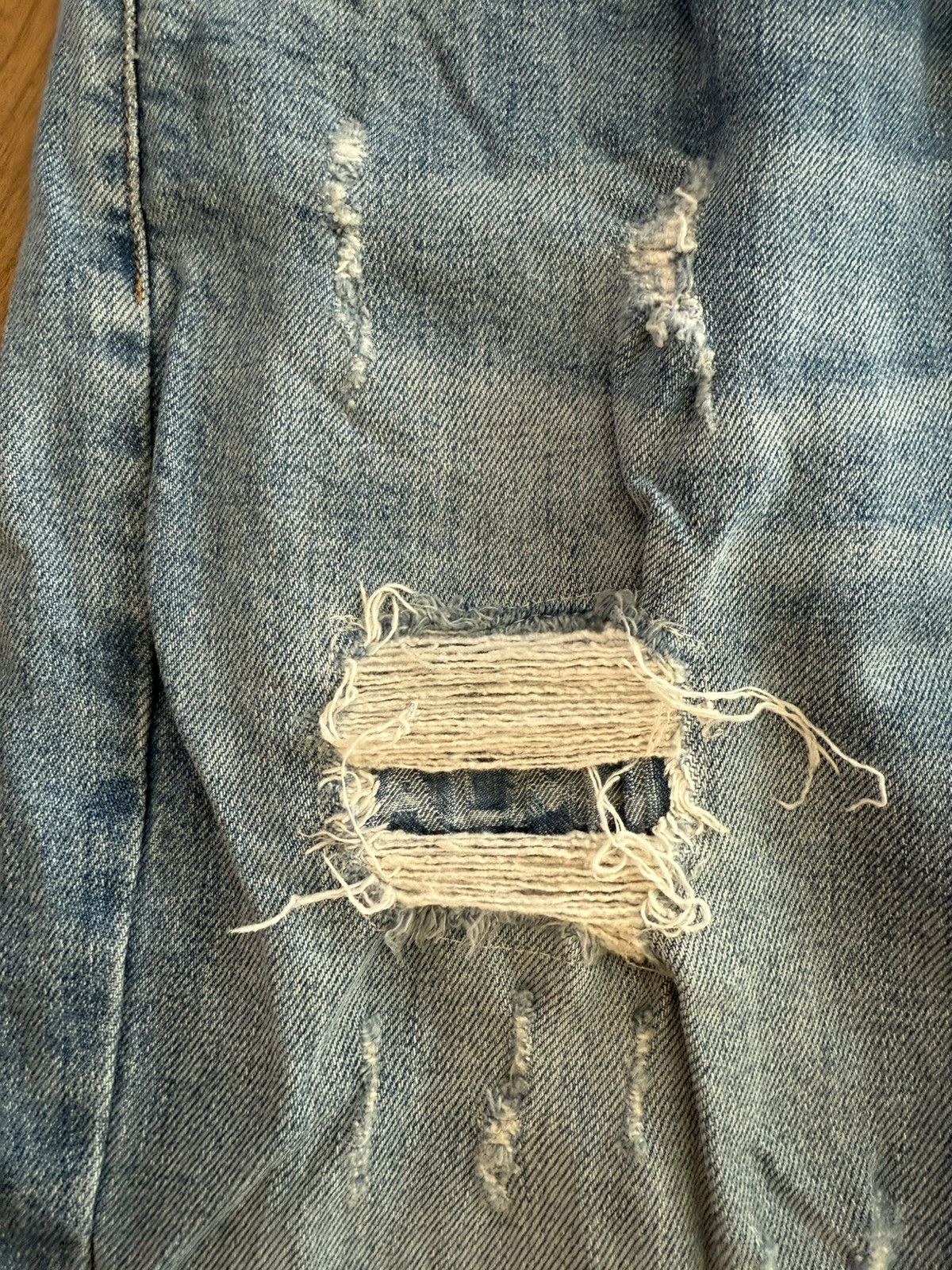 Balmain Balmain Monogram Distressed Tapered Jeans Size US 32 / EU 48 - 6 Thumbnail