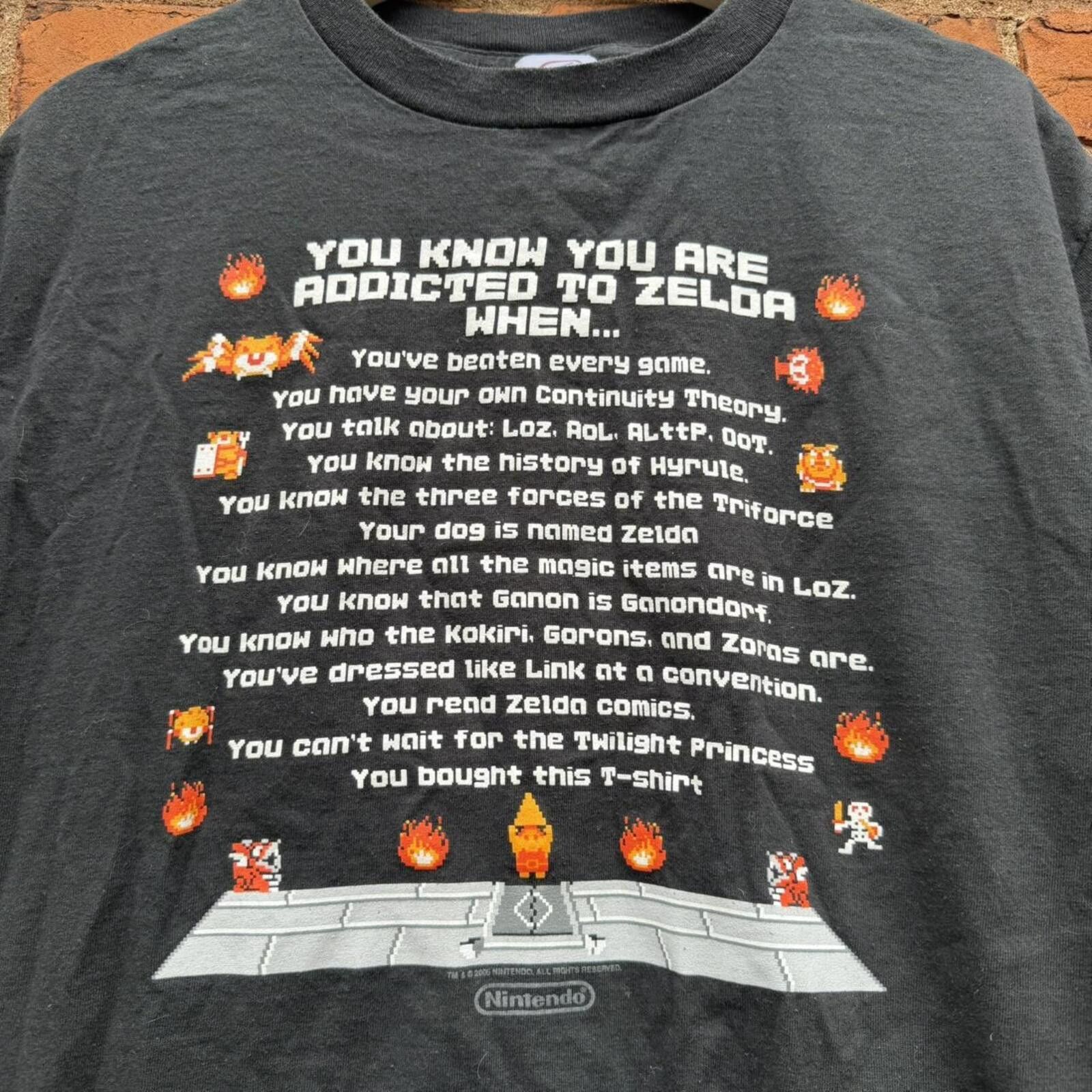 Other Vintage you know your addicted to Zelda when t shirt 2005 L Size US L / EU 52-54 / 3 - 3 Thumbnail