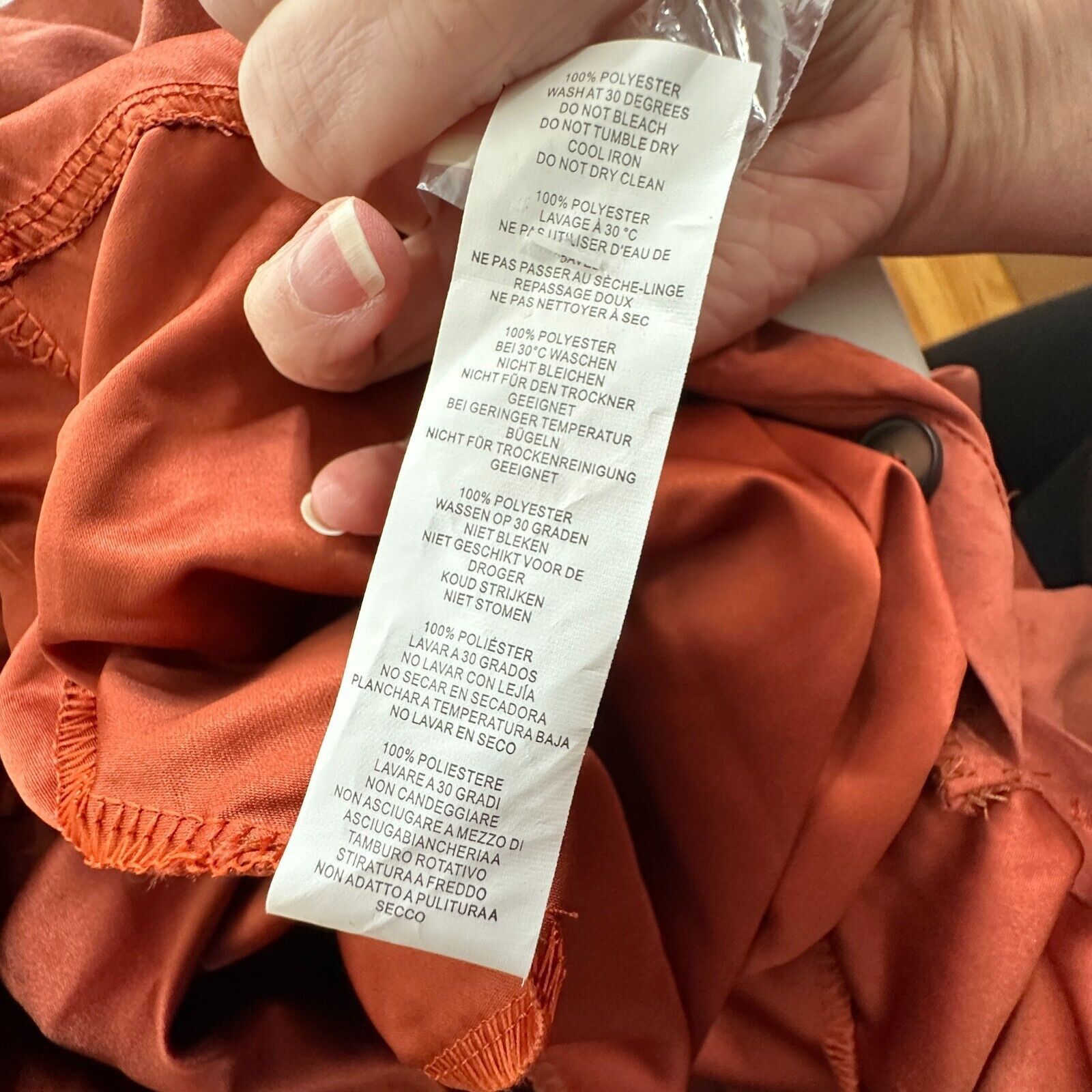 Boohoo NWT Boohoo Rust Utility Cargo Belted Jumpsuit Safari Pocket Size 30" / US 8 / IT 44 - 10 Thumbnail