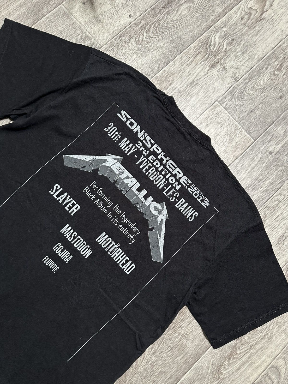 Band Tees × Metallica Vintage Sonisphere Music Festival 2012 Metallica T-shirt Size US L / EU 52-54 / 3 - 4 Thumbnail