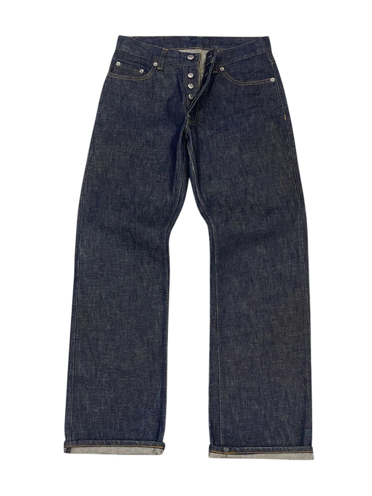 Helmut Lang Helmut Lang 1999 Classic Cut Raw Denim Pants Size US 29 - 1 Thumbnail
