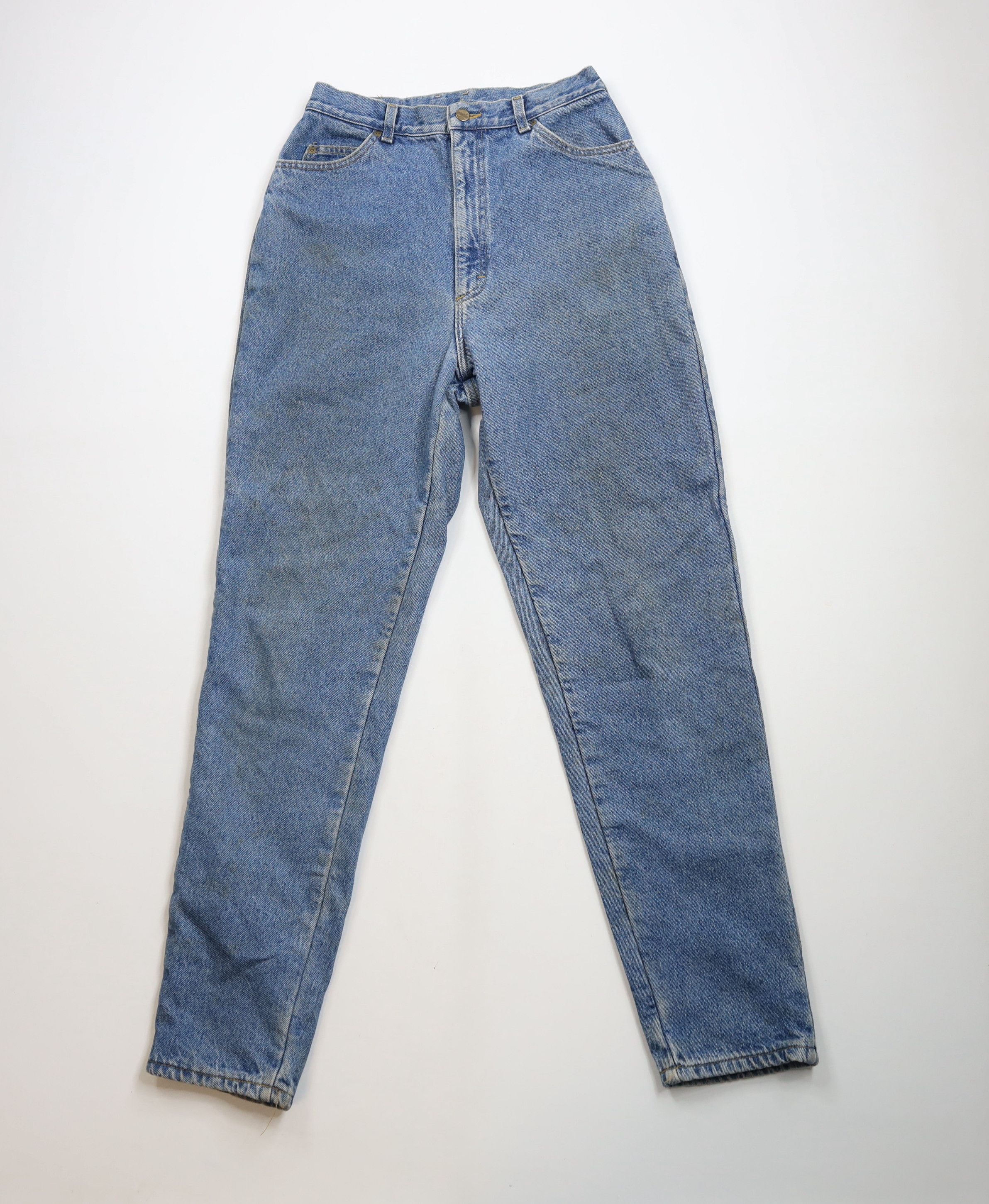 L.L. Bean × Vintage Vintage 90s LL Bean Flannel Lined Tapered Leg Denim Jeans Size 36" / US 14 / IT 50 - 2 Thumbnail