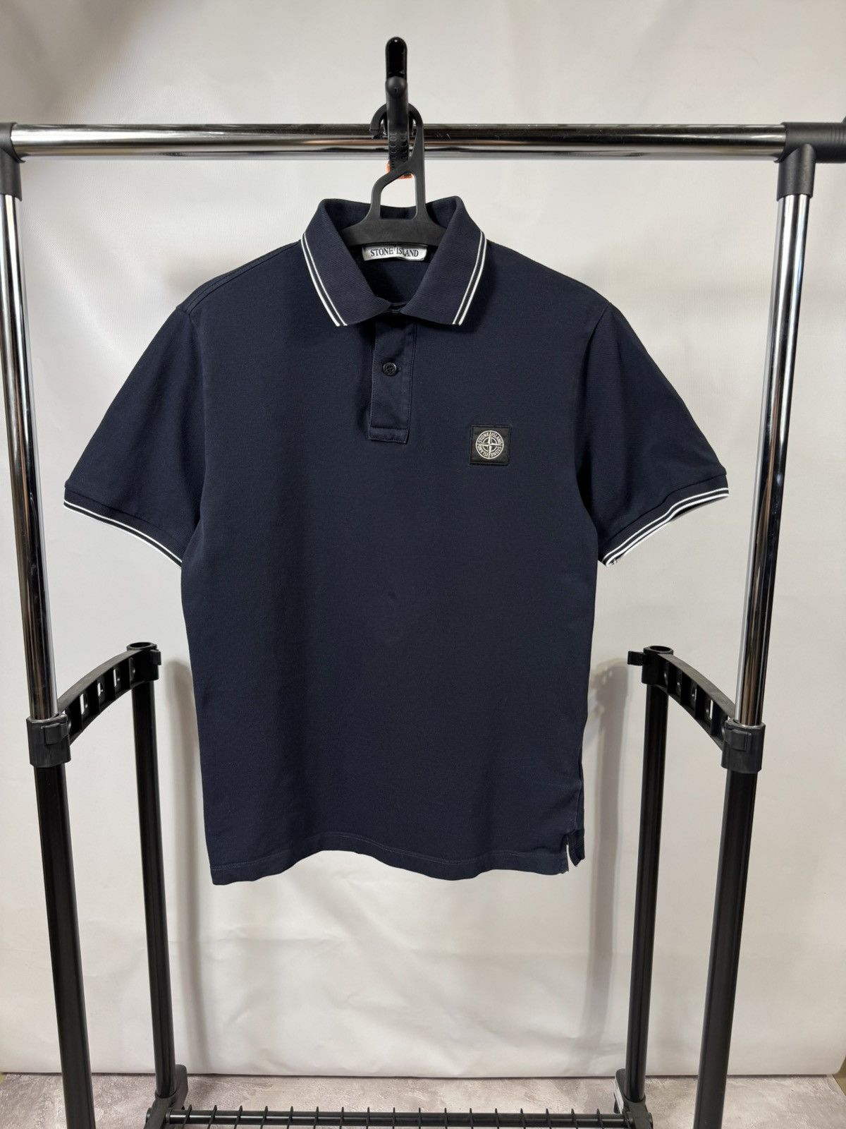 Massimo Osti Stone Island Patch Program Polo T-Shirt Size US M / EU 48-50 / 2 - 1 Thumbnail