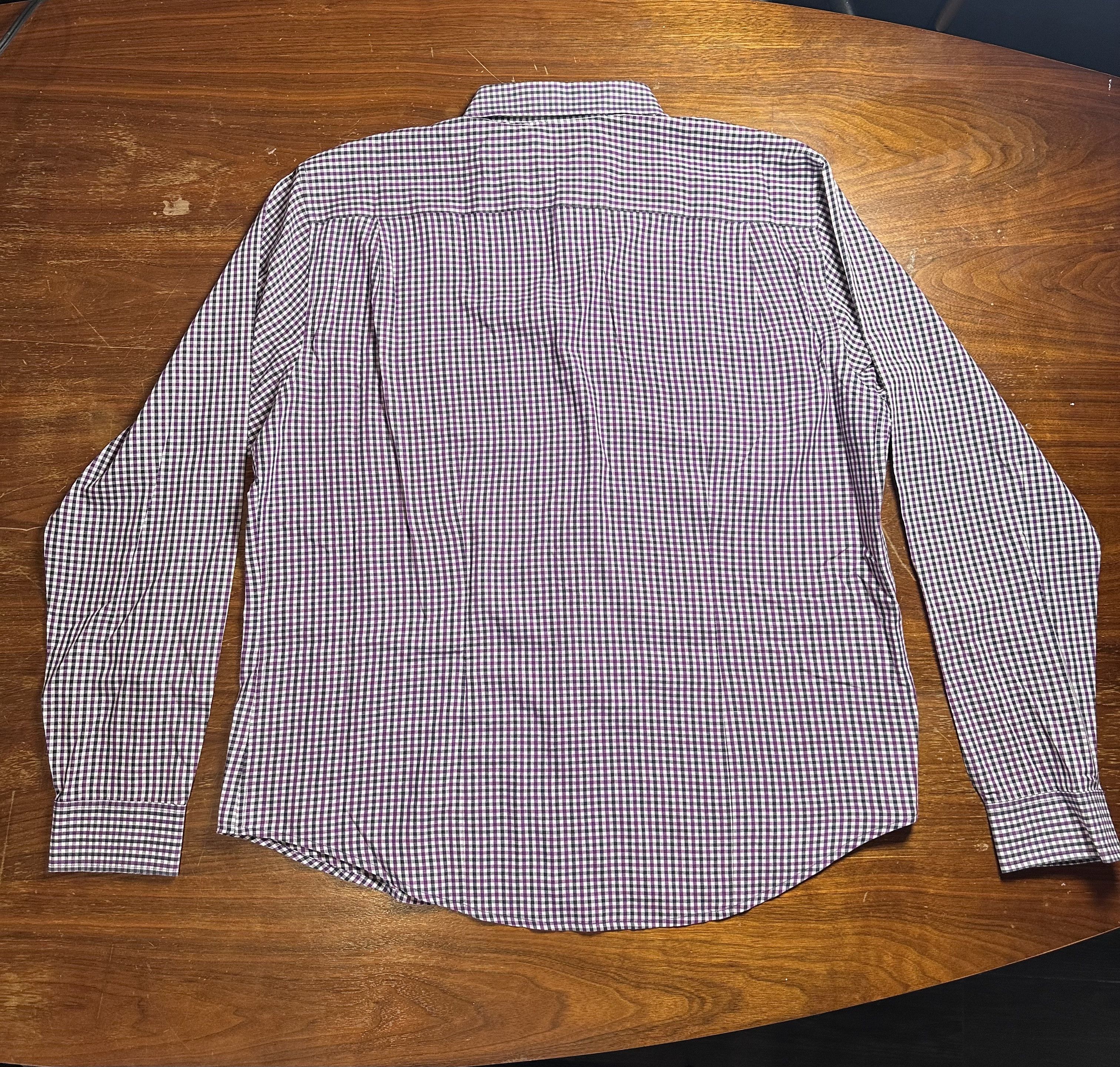 Theory Theory Gingham Check Button Down Shirt XXL Never Worn Size US XXL / EU 58 / 5 - 8 Thumbnail