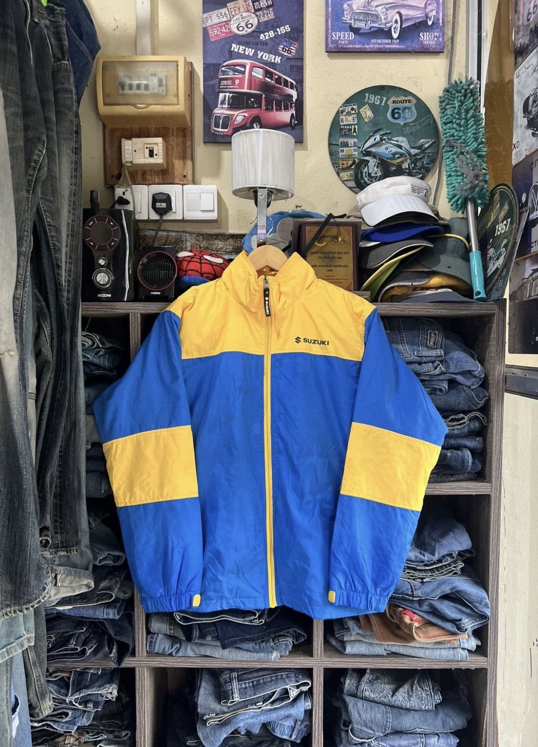Japanese Brand 🔥Rare Suzuki Base Spacia Zipper Jacket Size US M / EU 48-50 / 2 - 2 Thumbnail