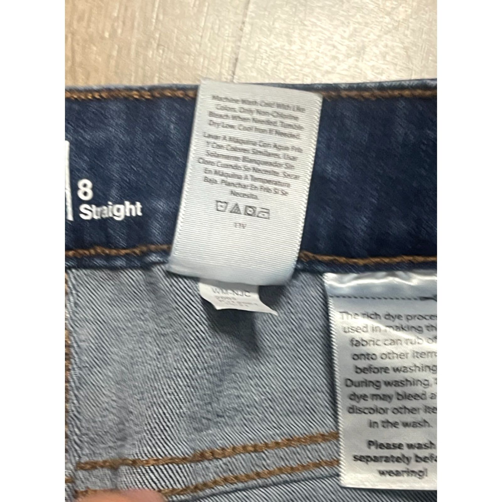 Vintage Time And Tru Jeans, Women's Size 8, Denim, Straight, 5-Pocket Design, Blue, Jeans, Regular, Pockets, Time and Tru, Women, 8, Blue Size 30" / US 8 / IT 44 - 6 Thumbnail