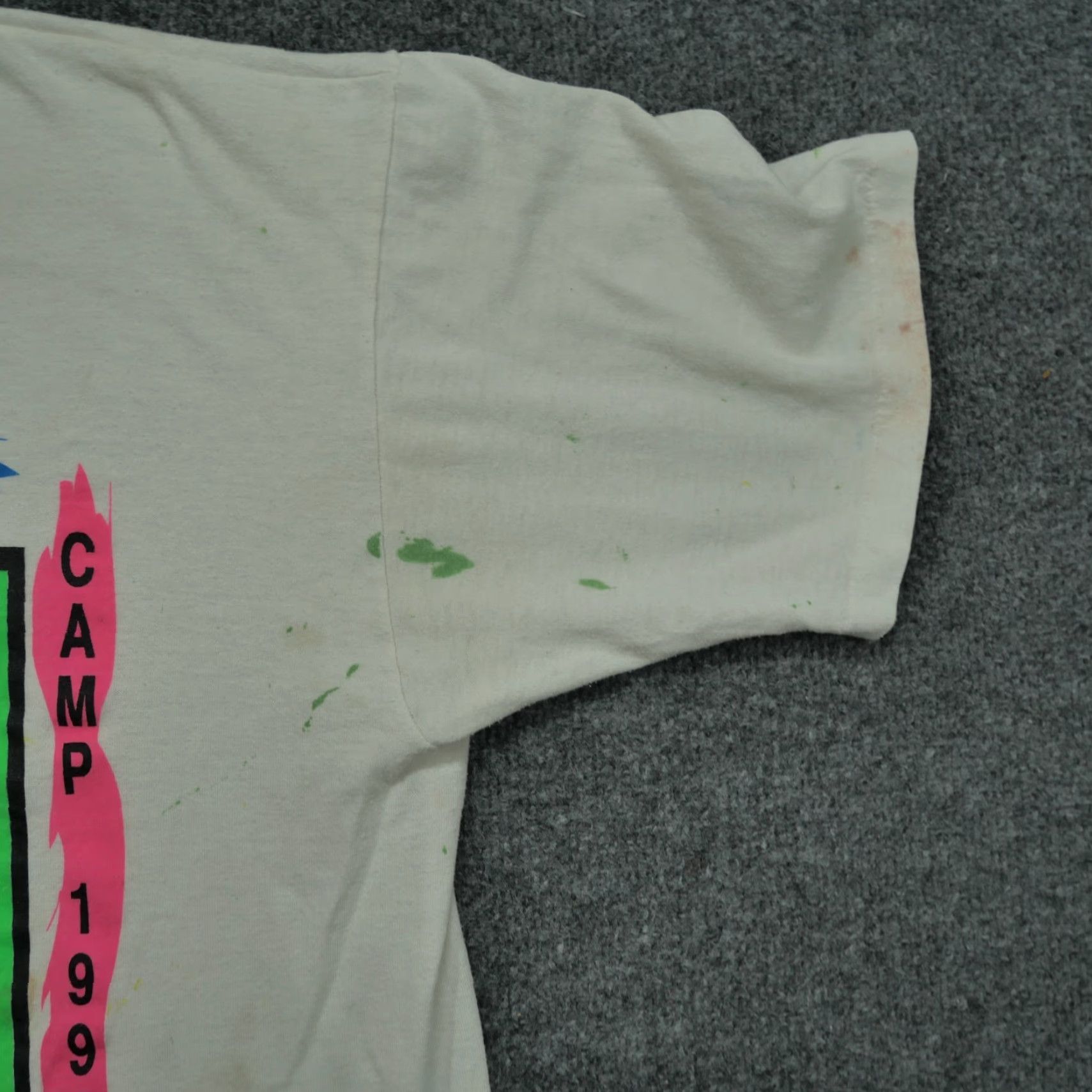 Nike VINTAGE Nike Air Jordan T Shirt Adult XL White 90s Men Size US XL / EU 56 / 4 - 5 Thumbnail