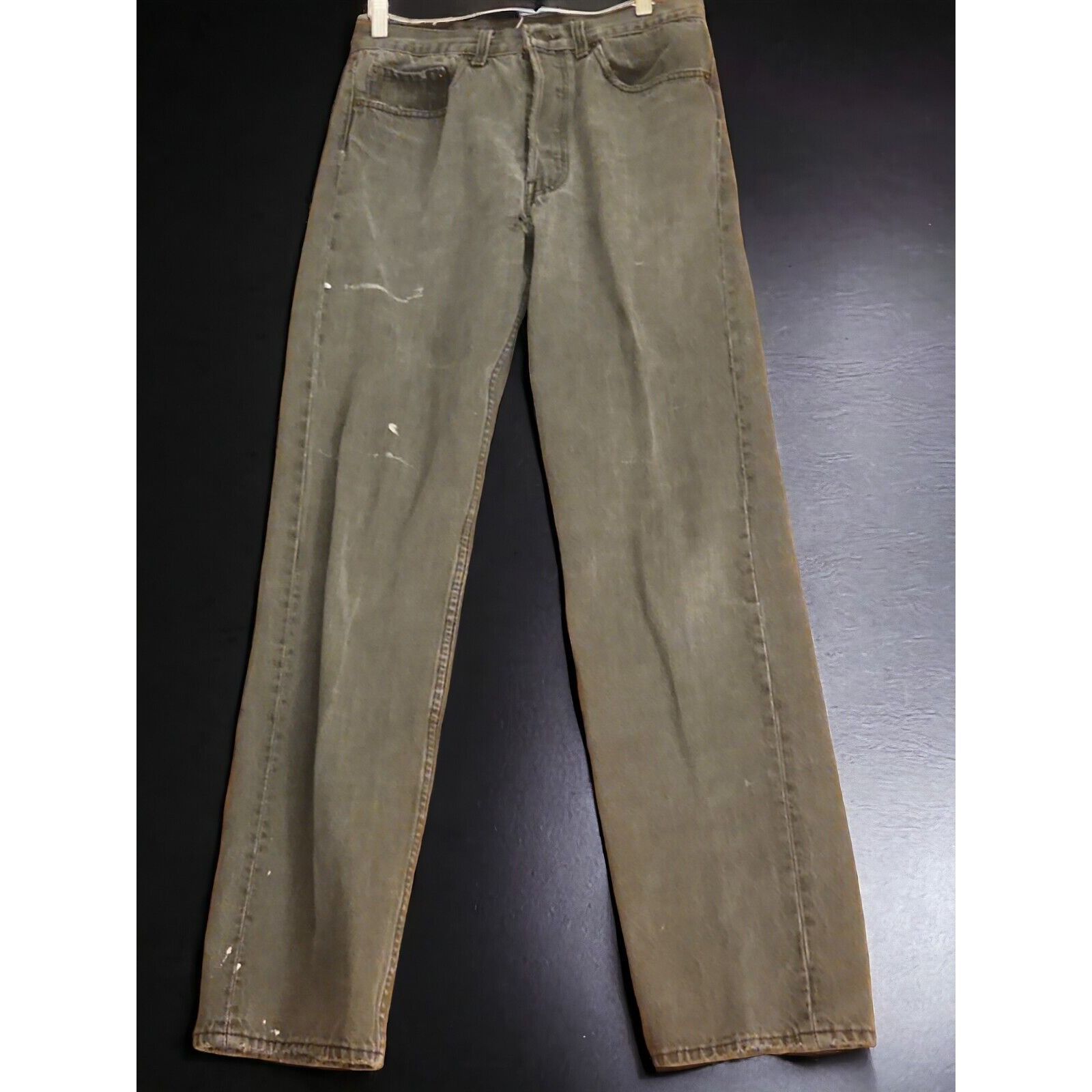 Levi's Levis 501 80S Vtg Distressed Jeans Button Fly Mens 32x32 Bla Size US 32 / EU 48 - 1 Thumbnail