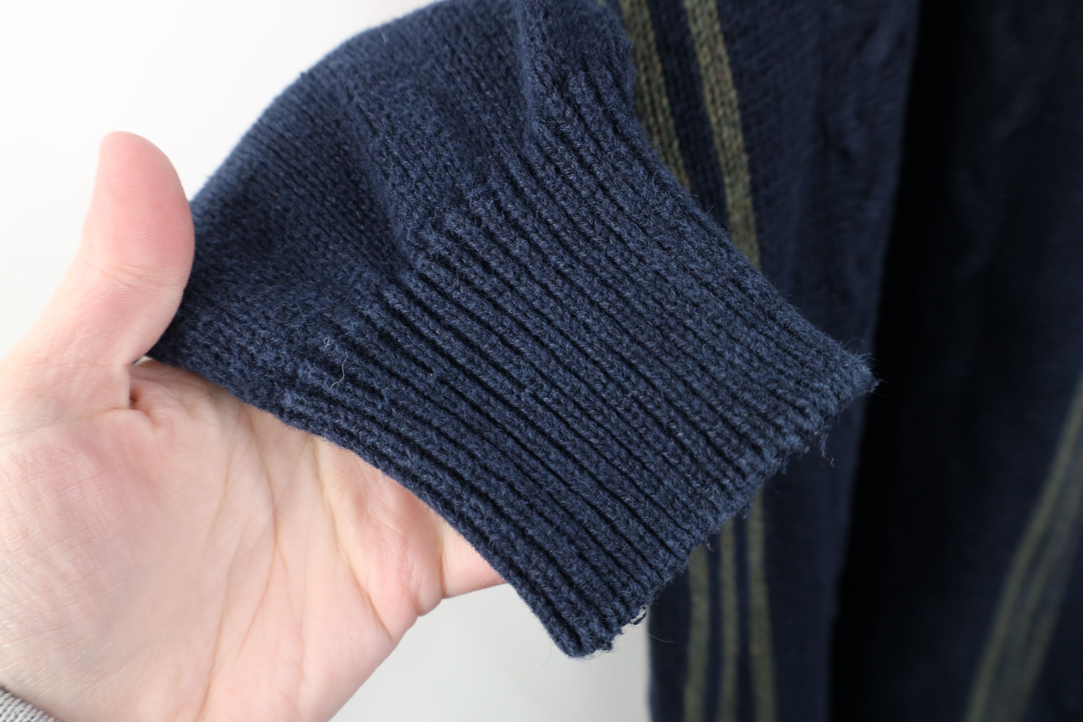 Vintage Vintage 90s Streetwear Chunky Ribbed Cable Knit Sweater Size US XL / EU 56 / 4 - 7 Thumbnail