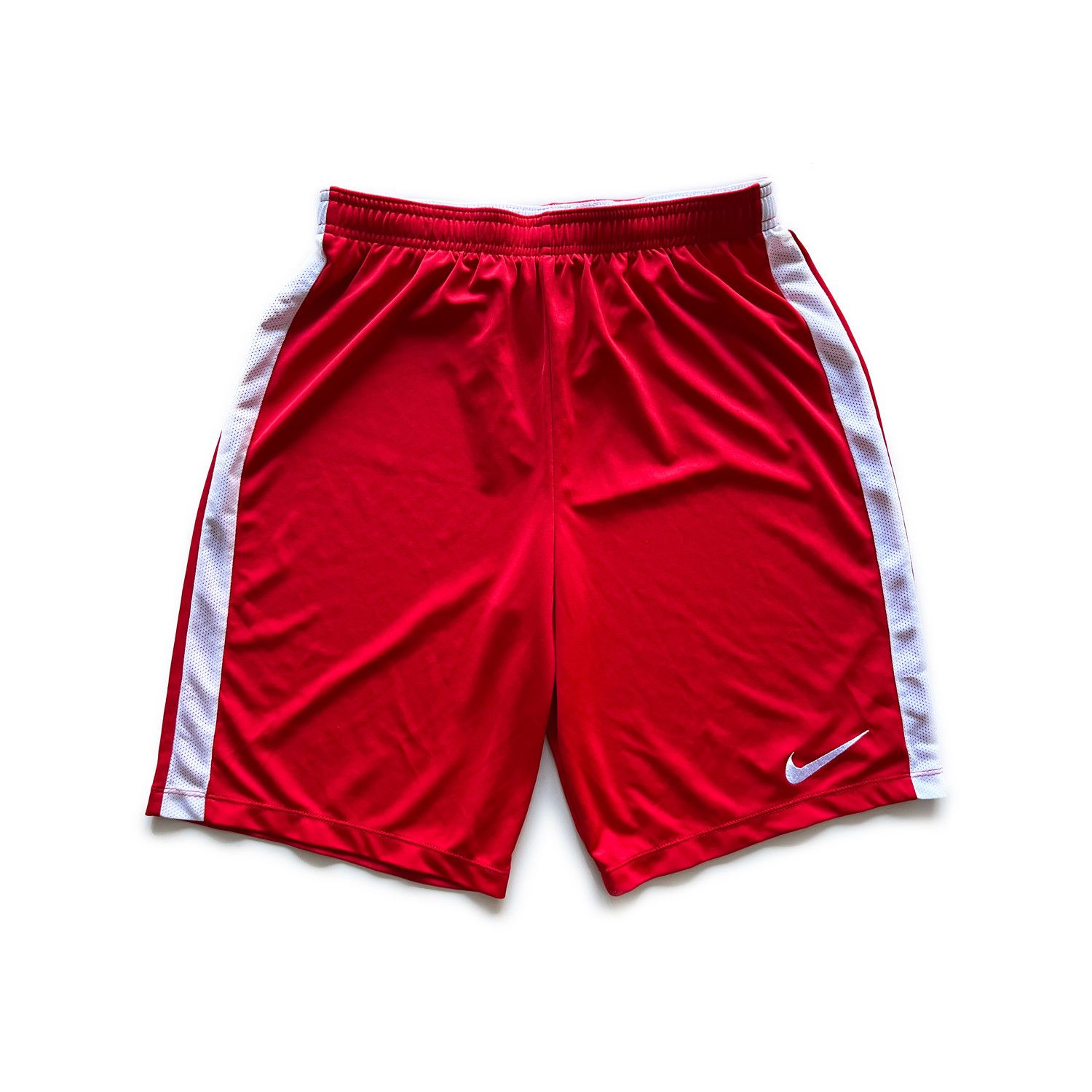 Nike DRI-FIT Featherlight Swoosh Shorts in Red/White Size US 30 / EU 46 - 1 Thumbnail