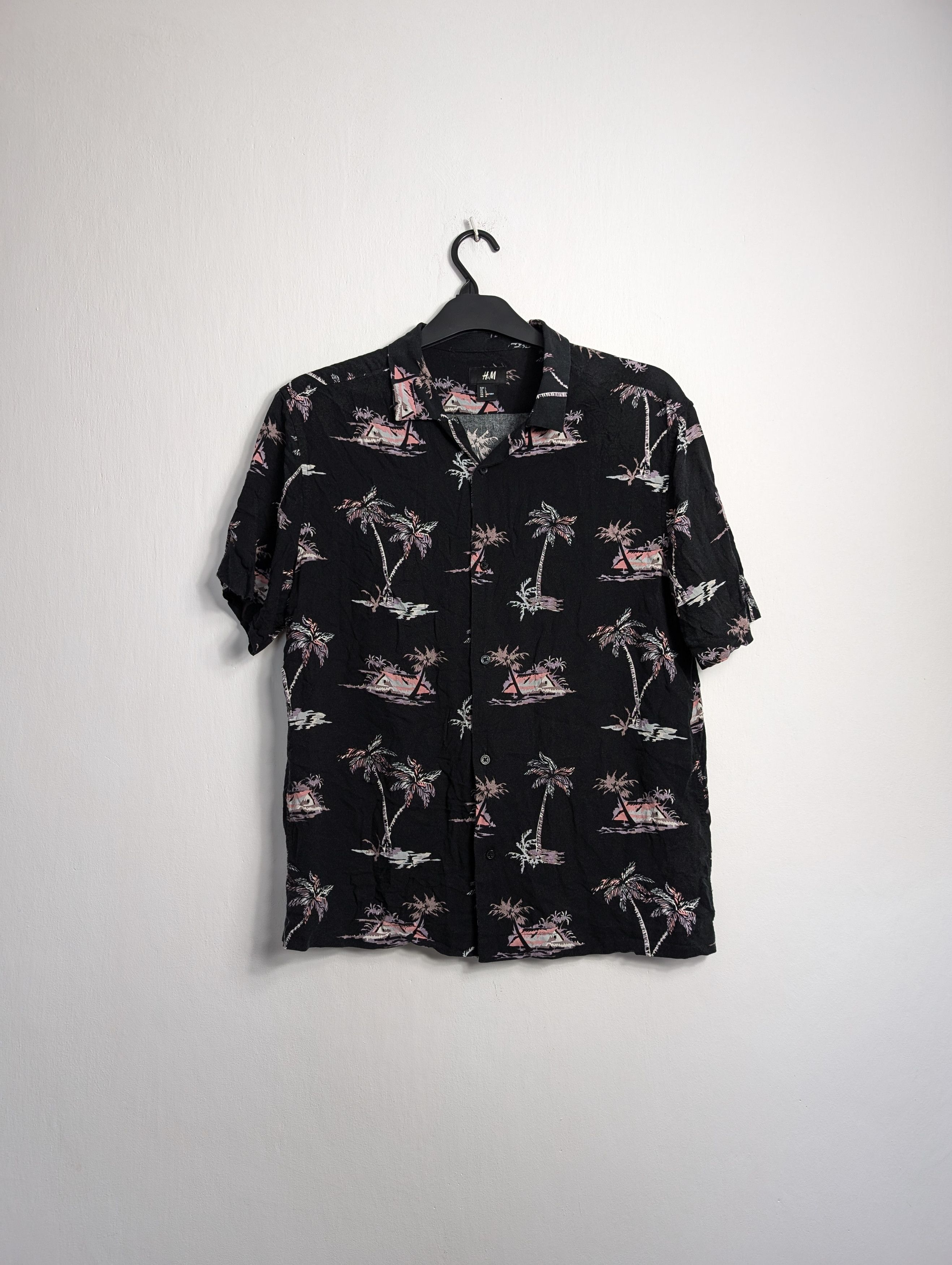 Vintage Vintage Y2K Hawaiian Shirt - Summer Floral Palm Tree Print Size US L / EU 52-54 / 3 - 1 Thumbnail
