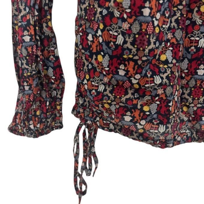 Lucky Brand Lucky Brand Floral Cotton Peasant Blouse S Size S / US 4 / IT 40 - 4 Thumbnail