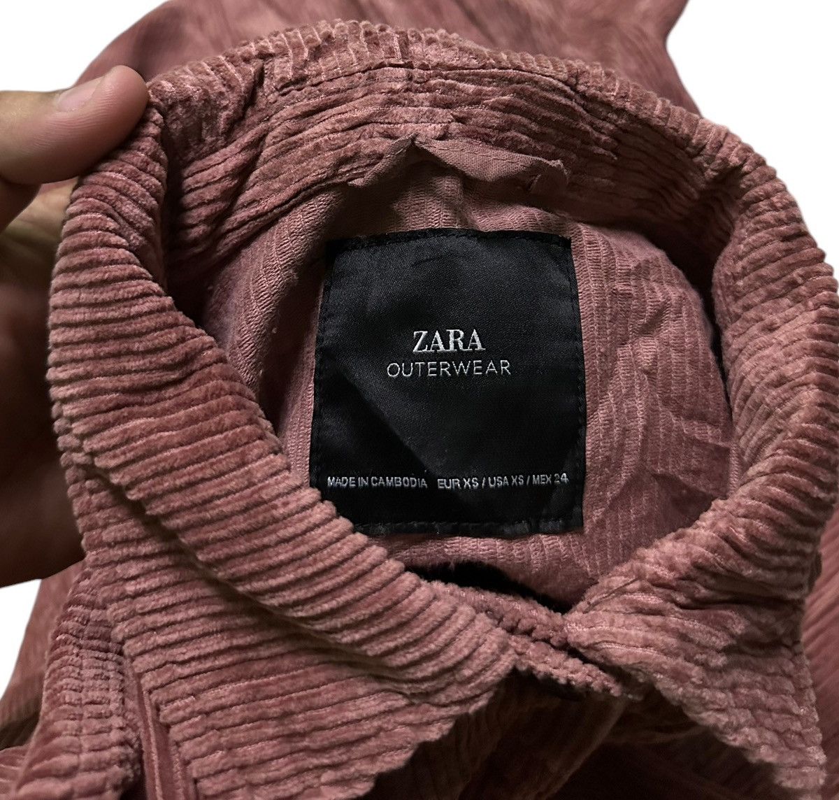 Zara Zara corduroy jacket Size XS / US 0-2 / IT 36-38 - 3 Thumbnail