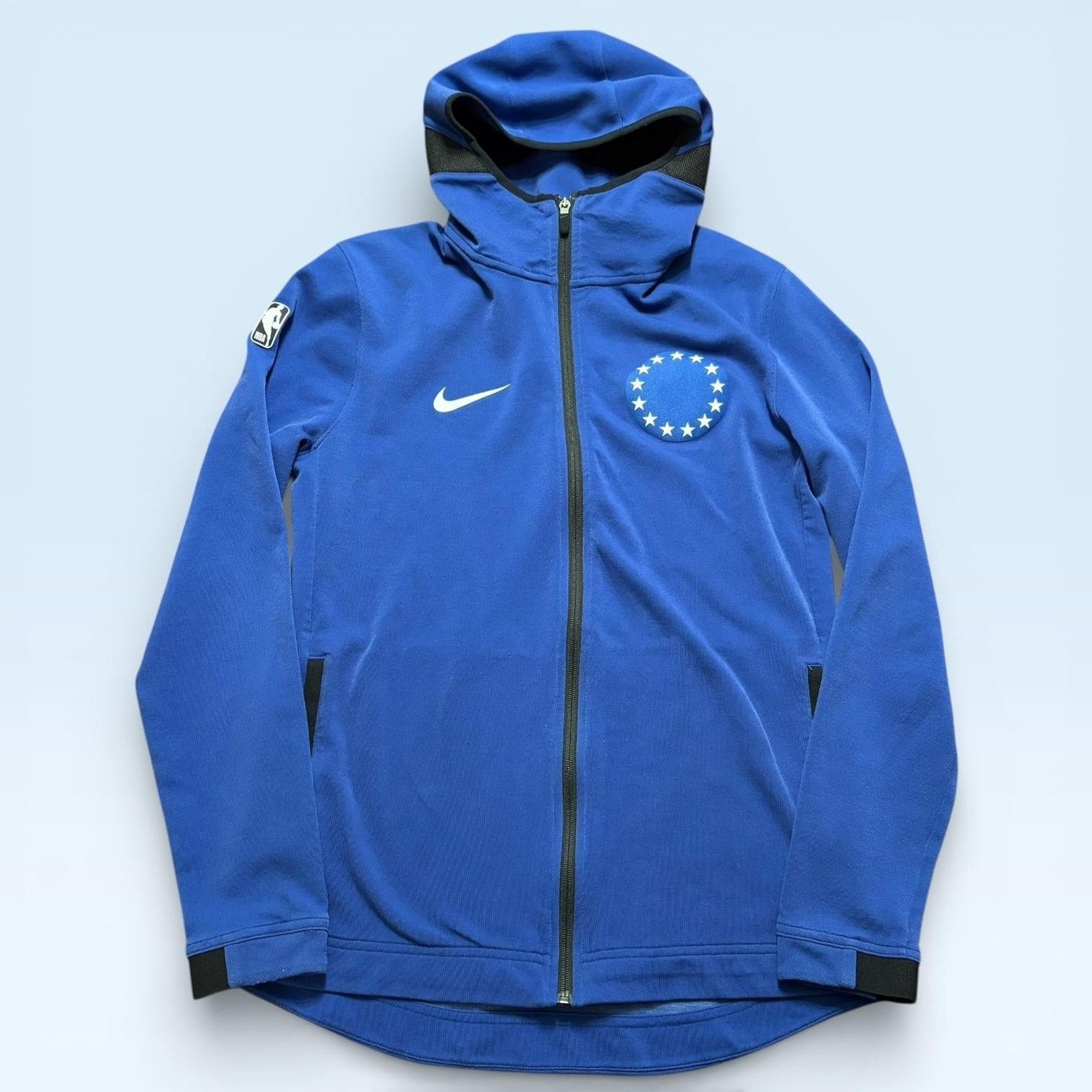 Nike Philadelphia 76ers Jacket Mens Medium Blue NBA Basketball Size US M / EU 48-50 / 2 - 1 Thumbnail