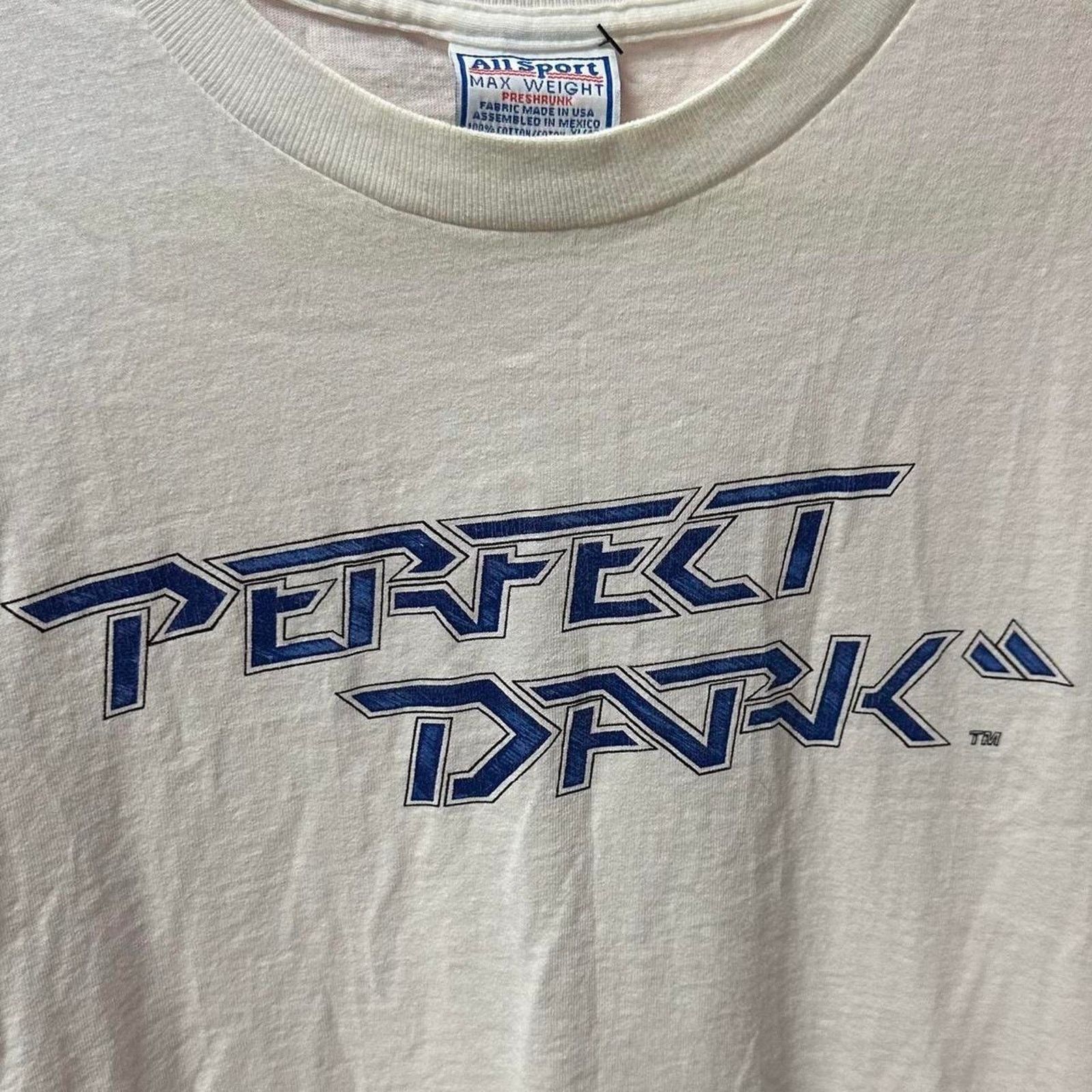 Nintendo 🎮 Vintage 1999–2000 Perfect Dark Nintendo 64 Promo T-Shirt Size US XL / EU 56 / 4 - 4 Thumbnail
