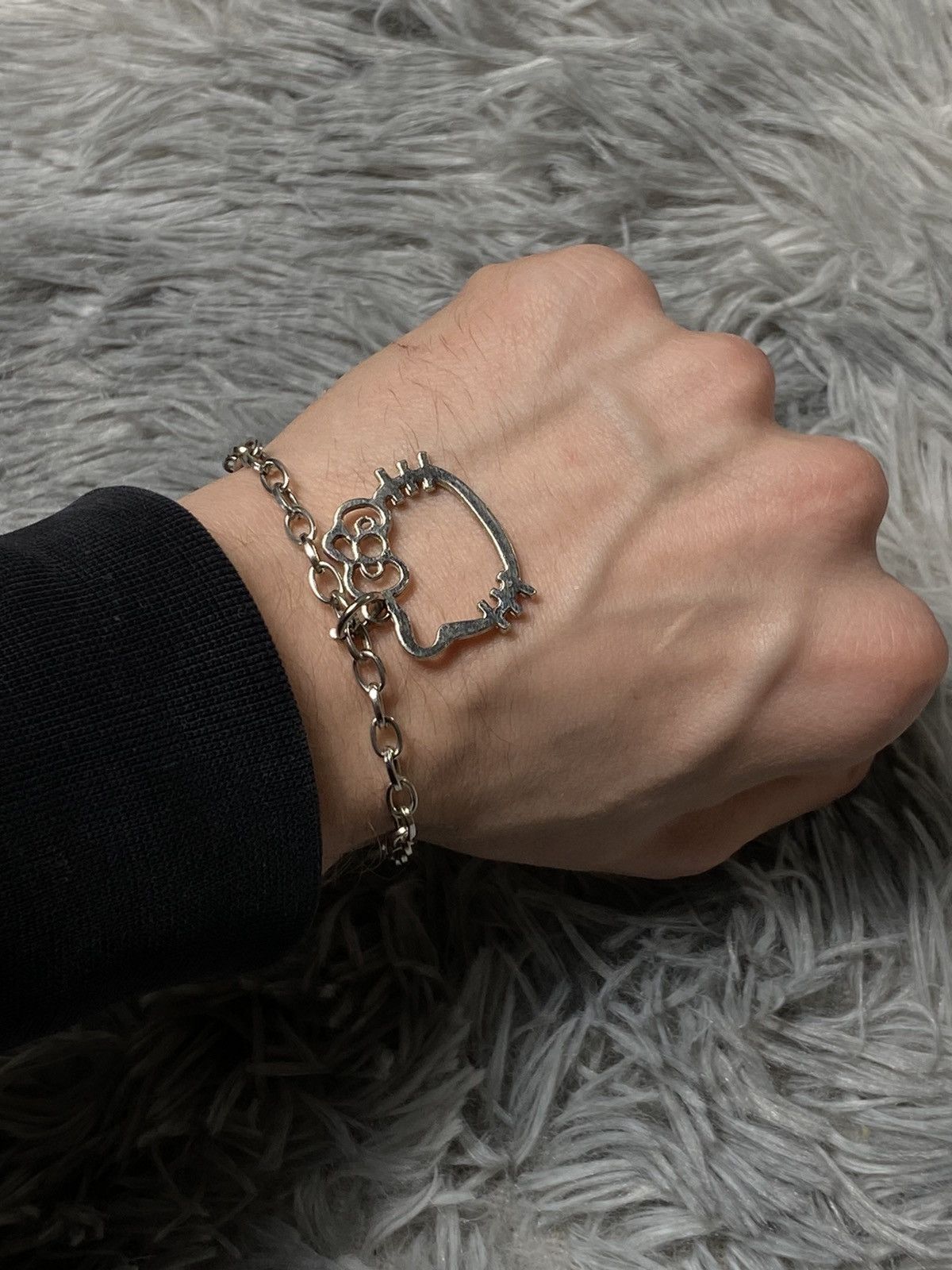 Jewelry Silver Hello Kitty Chain Bracelet | Cute Styl Size ONE SIZE - 7 Thumbnail