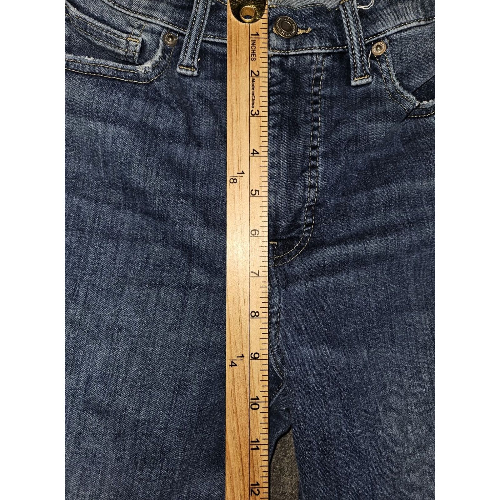 Lucky Brand Lucky Brand Bridgette Skinny Jeans Women 8 Mid Blue Denim Stretch Pockets 90s Preppy City Logo N/A Size ONE SIZE - 5 Thumbnail