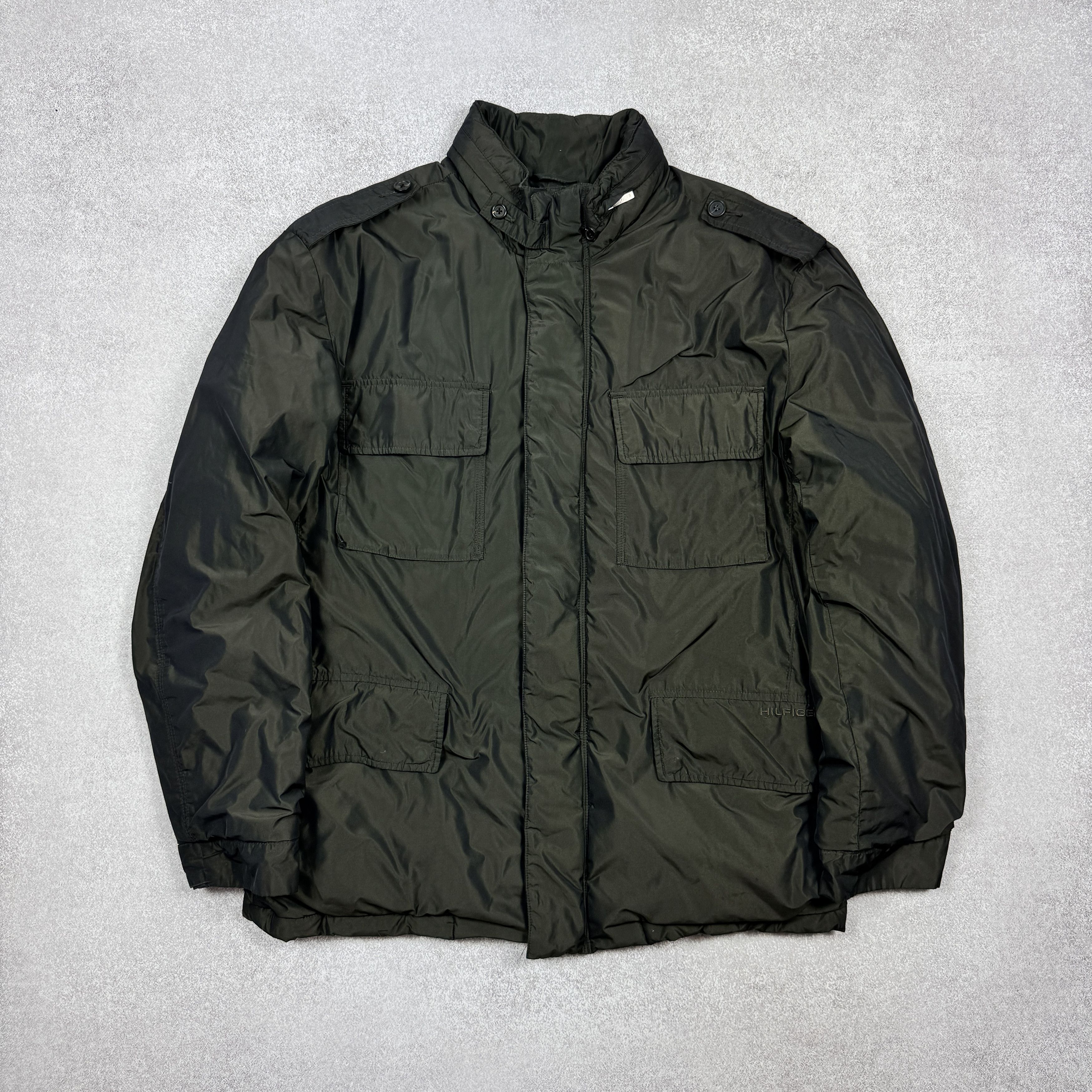 Tommy Hilfiger Tommy Hilfiger Nylon Green Military Warm Jacket Size XL / 54 Size US XL / EU 56 / 4 - 3 Thumbnail