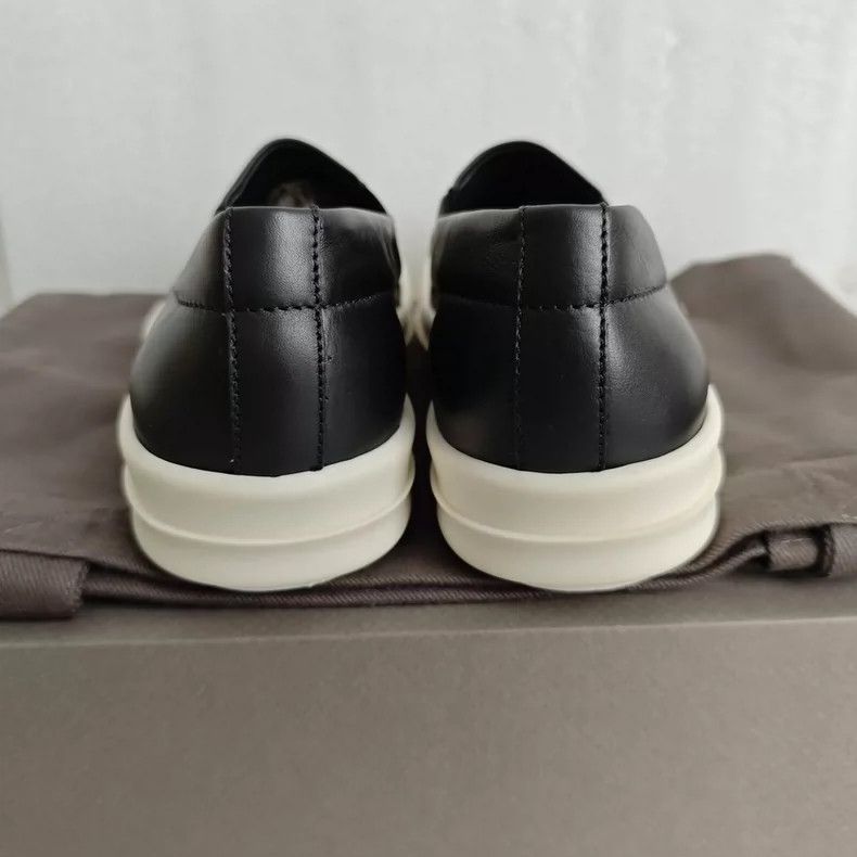 Rick Owens Rick Owens full leather mainline slip-on women's shoe Size US 5.5 / IT 35.5 - 3 Thumbnail