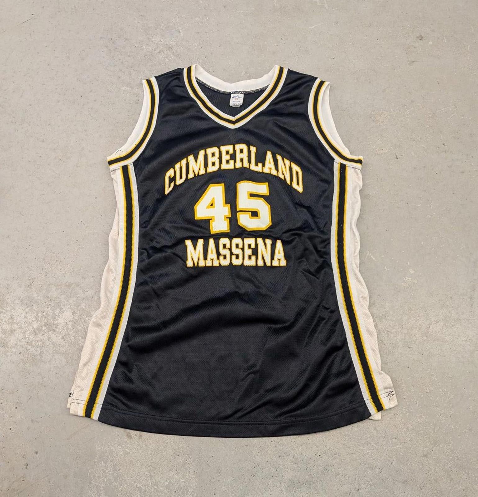 Champion Vintage 80s Champion Cumberland Massena Basketball Jersey Size L / US 10 / IT 46 - 1 Thumbnail