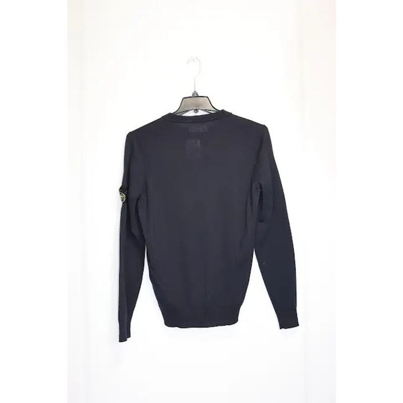 Stone Island o1rshd1 Classic Crewneck Logo Shirt / Sweater in Blue Size US S / EU 44-46 / 1 - 5 Thumbnail