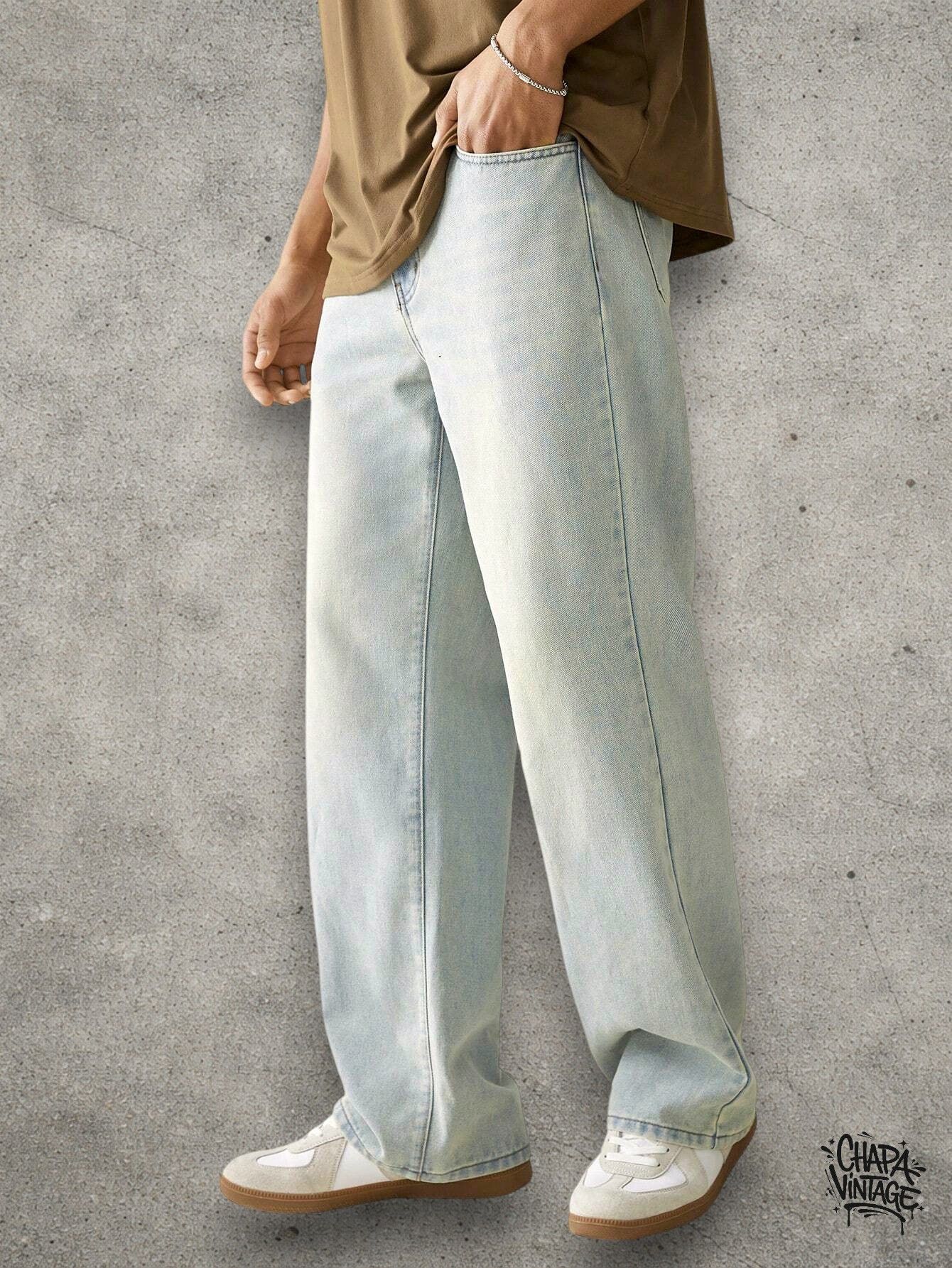 Vintage Washed light jeans Size US 32 / EU 48 - 1 Thumbnail
