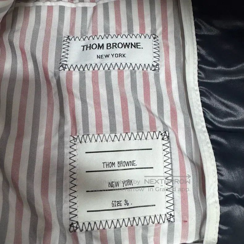Thom Browne Thom Browne Classic four-striped puffer vest Size US S / EU 44-46 / 1 - 4 Thumbnail