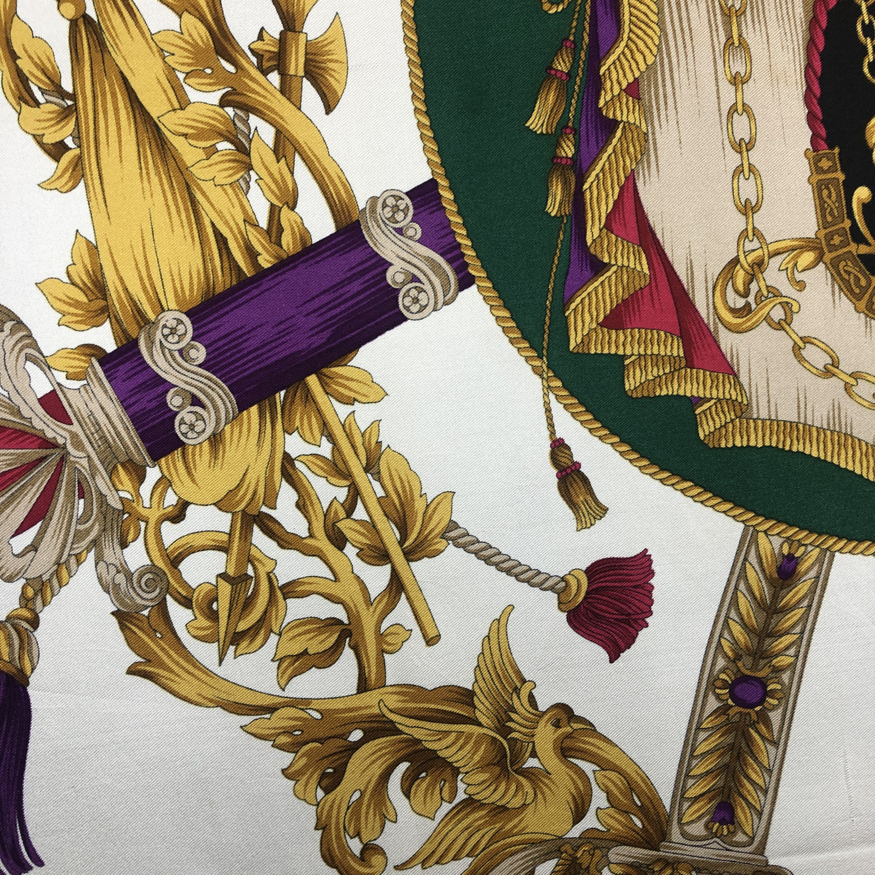 Other × Vintage Vintage SILK Scarf Twill Stole Wraps Scarves Size ONE SIZE - 10 Thumbnail