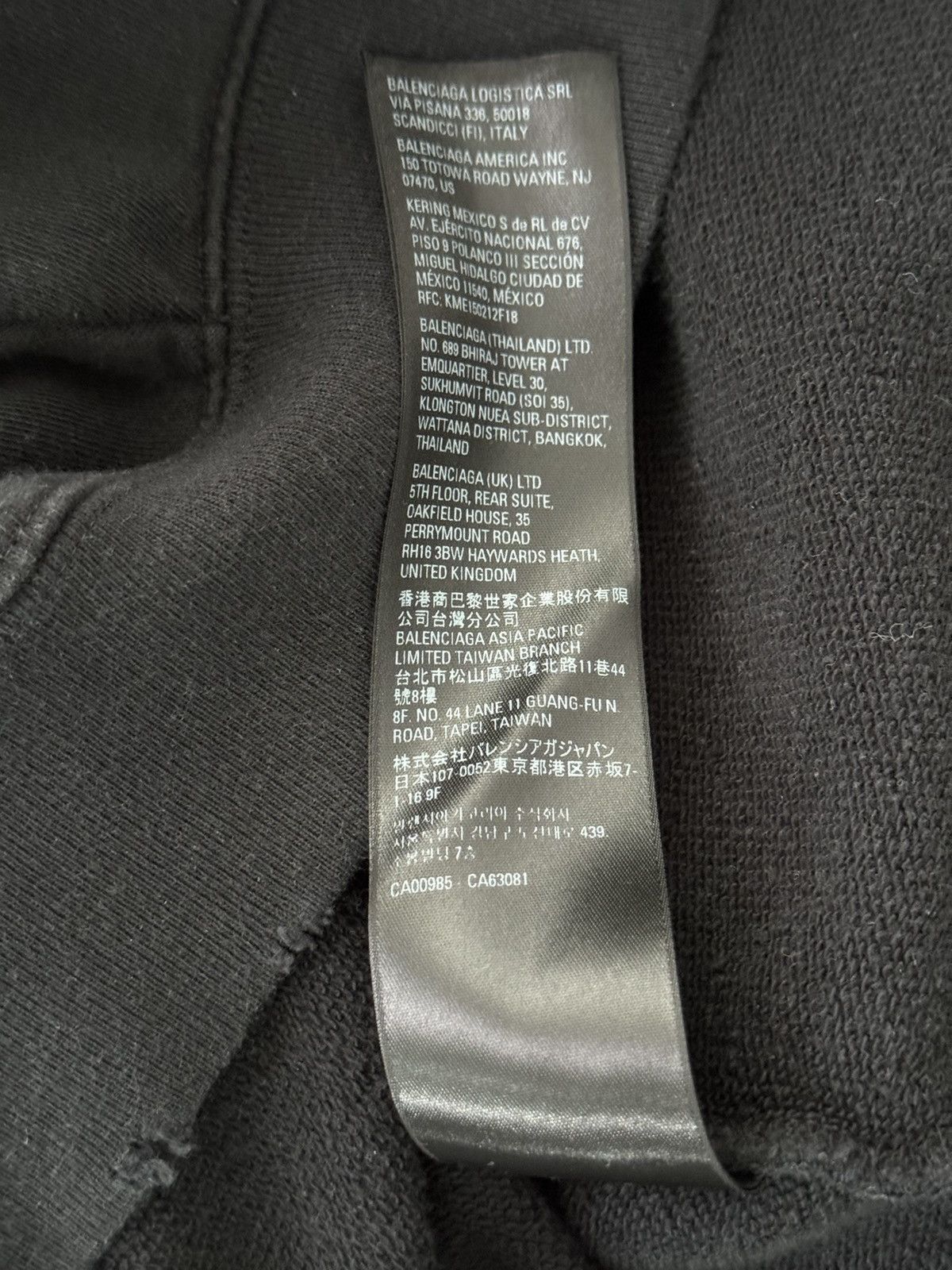 Balenciaga BALENCIAGA DISTRESSED DOUBLE B HOODIE Size US L / EU 52-54 / 3 - 7 Thumbnail