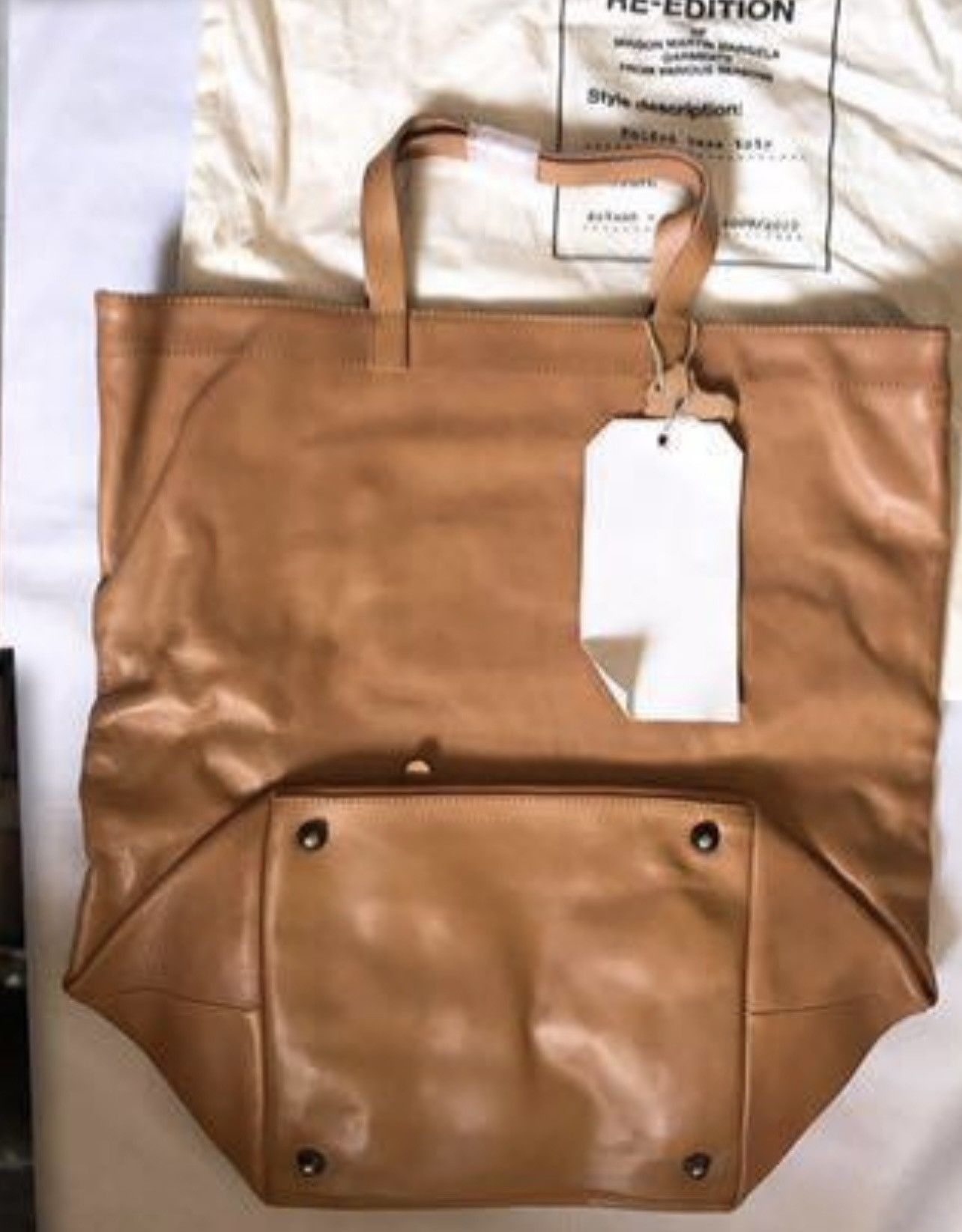 H&M × Maison Margiela Maison Margiela x H&M leather tote bag Size ONE SIZE - 4 Thumbnail