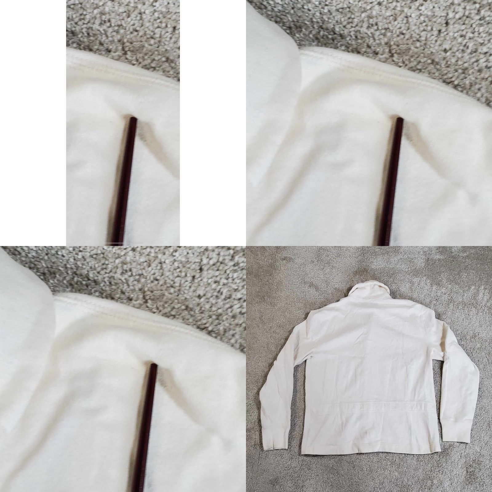 Polo Ralph Lauren VINTAGE Polo Ralph Lauren Cardigan Sweater Men L White Knit Button Preppy City Classic Flaws Pockets 🡪 Size US L / EU 52-54 / 3 - 8 Thumbnail