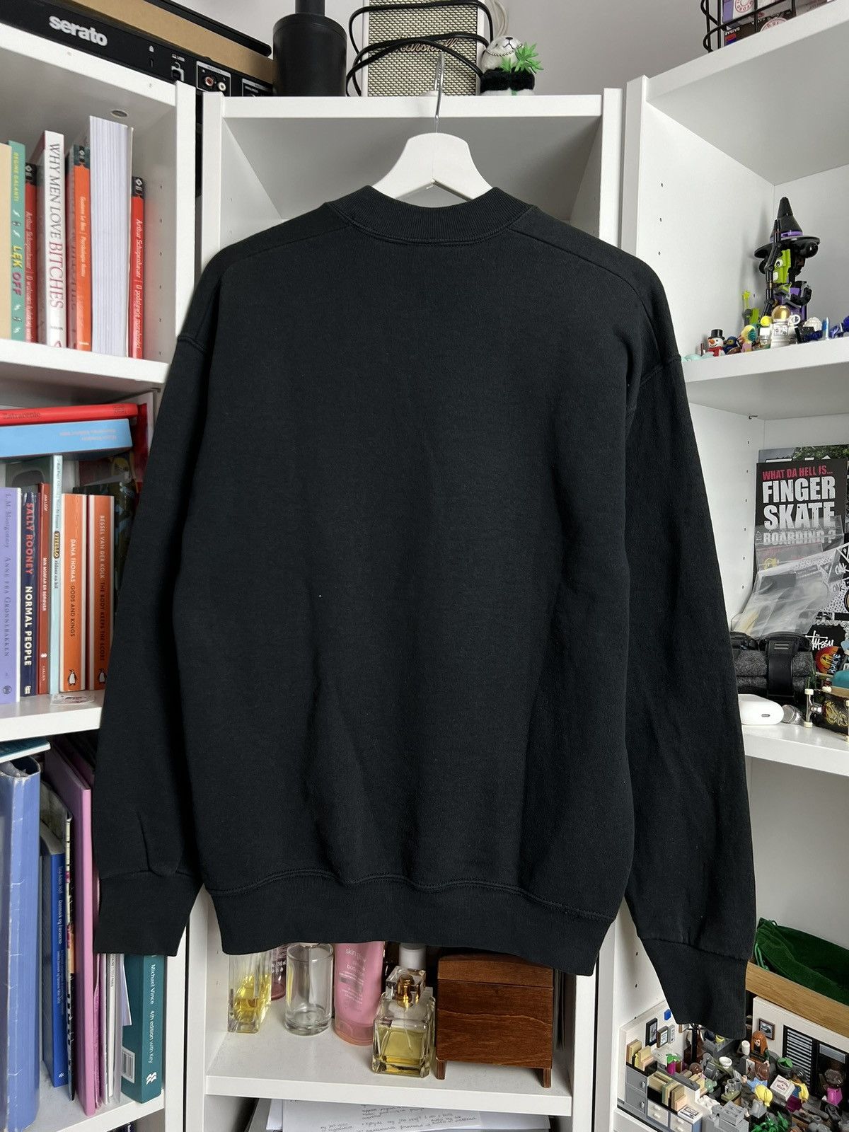Fruit Of The Loom × Vintage Vintage 90s Lonely Wolf baggy sweatshirt M fotl usa baggy y2k Size US M / EU 48-50 / 2 - 2 Thumbnail