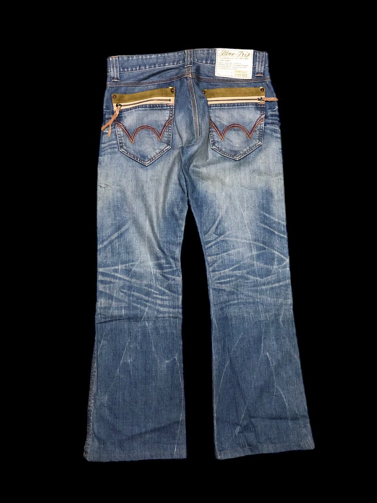 Edwin FLARED BLUE TRIP 503 EDWIN DENIM Size US 34 / EU 50 - 2 Thumbnail