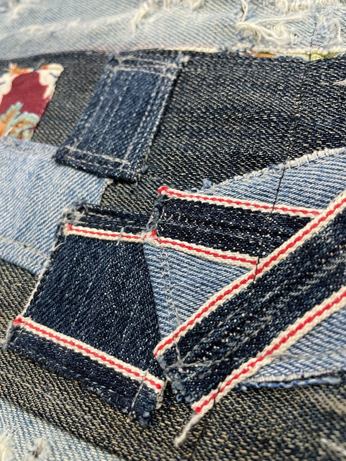 Levi's Levis Orange Tab Local Designer Art Life Selvedge Rework Size US 30 / EU 46 - 21 Thumbnail