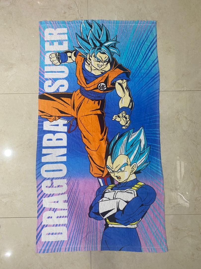 Anime ⚡️VINTAGE DRAGON BALL Super Goku Bezita bath Towel Size ONE SIZE - 2 Thumbnail