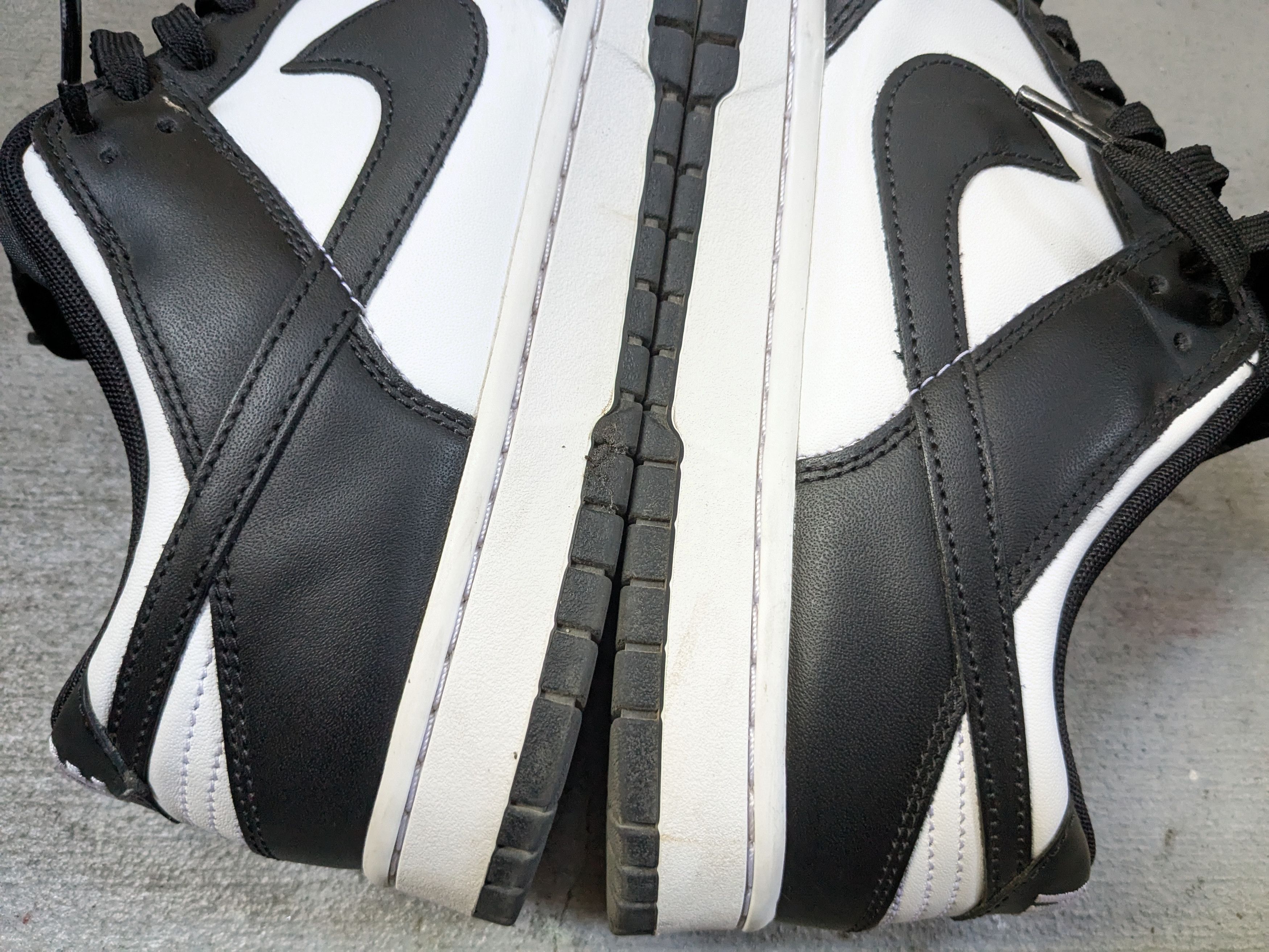 Nike Nike Dunk Low Retro Panda 11.5 White Black DD1391-100 Size US 11.5 / EU 44-45 - 7 Thumbnail