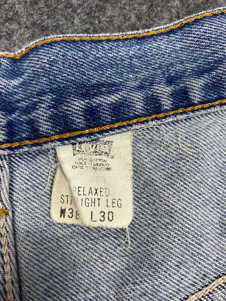 Levi's vintage levis relaxed fit straight leg distressed denim Size US 38 / EU 54 - 15 Thumbnail