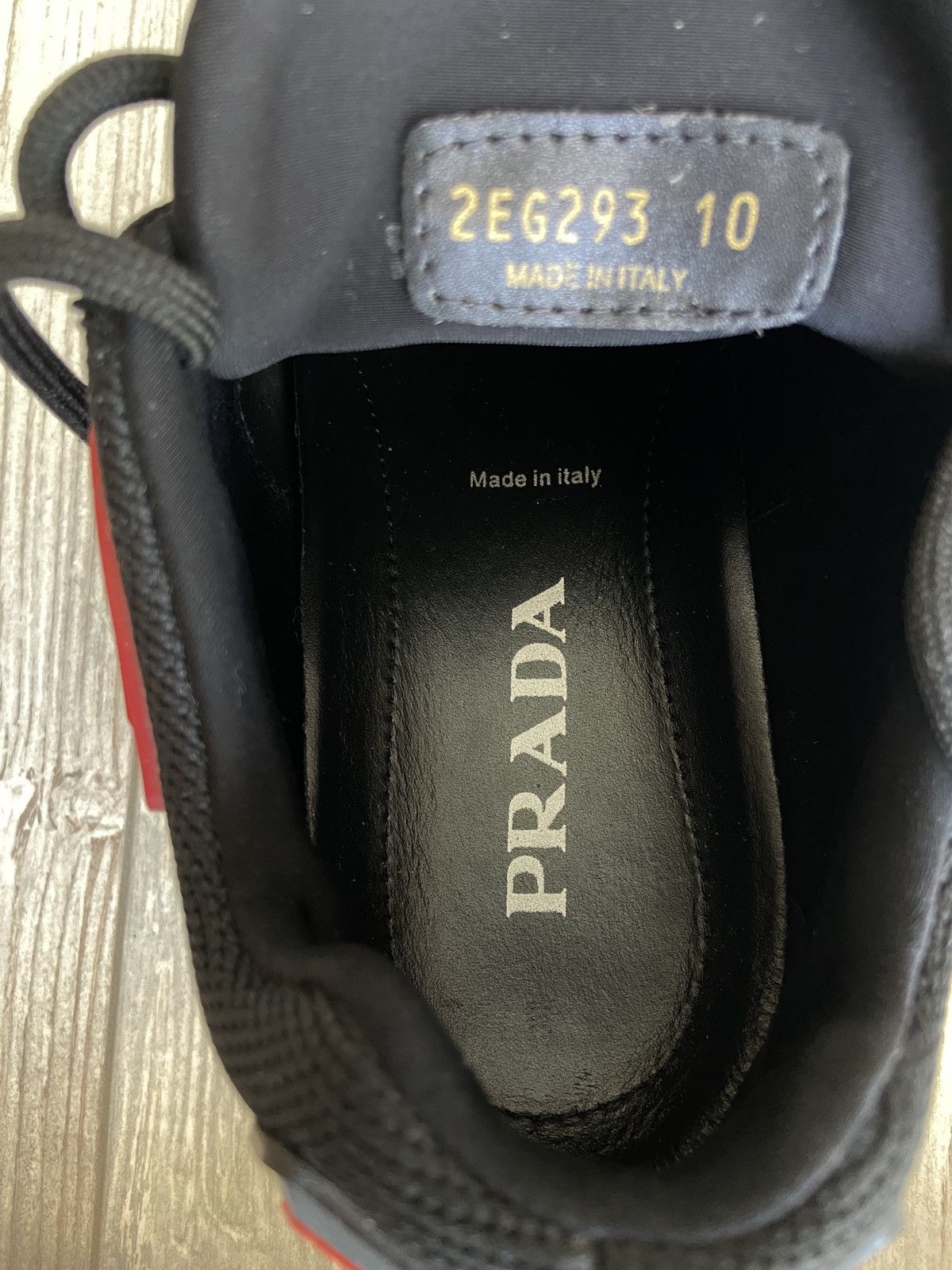 Prada Prada Cloudbust Thunder Knit Sneaker 'Scarlet' Size US 10 / EU 43 - 11 Thumbnail