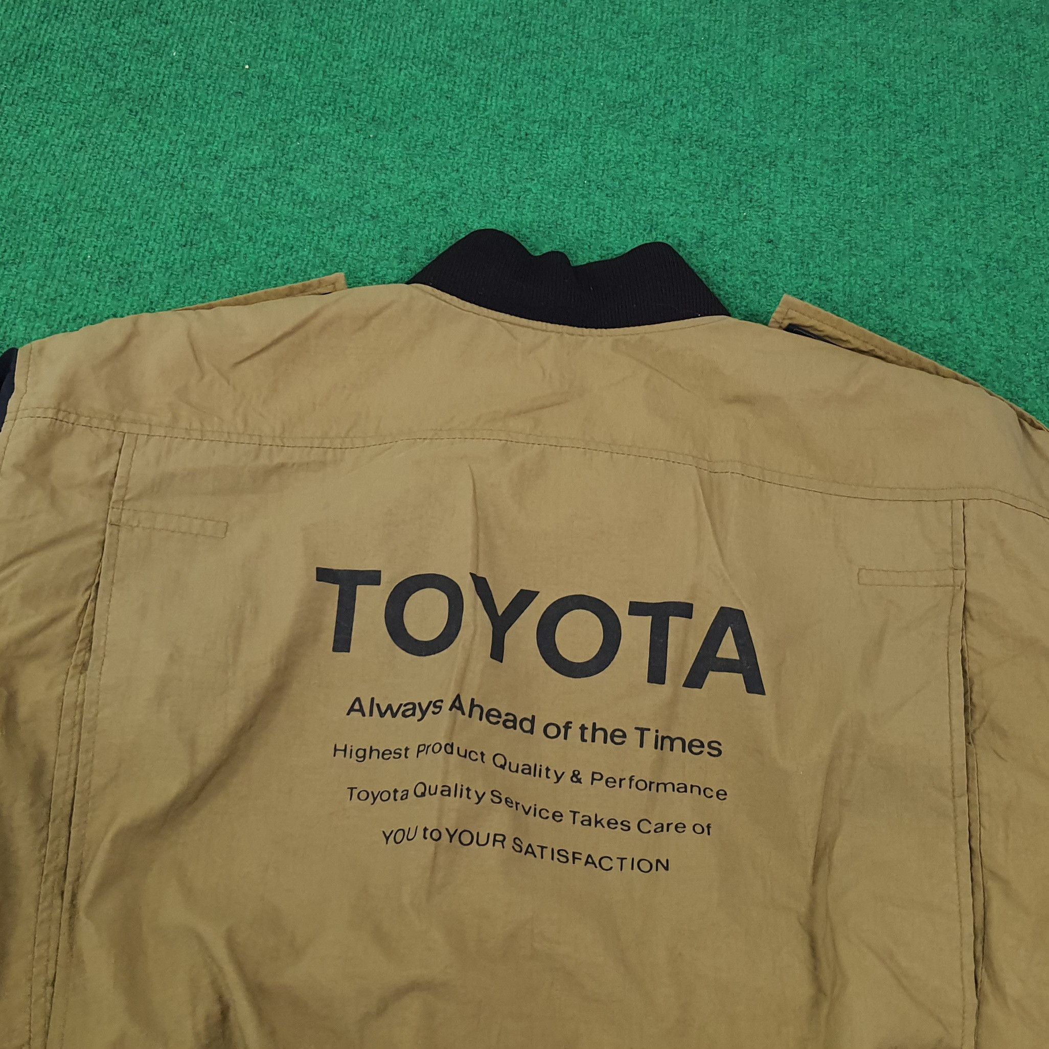 Japanese Brand × Vintage Vintage TRD Toyota Motorsports Racing Bomber Jacket C231N16 Size US L / EU 52-54 / 3 - 4 Thumbnail