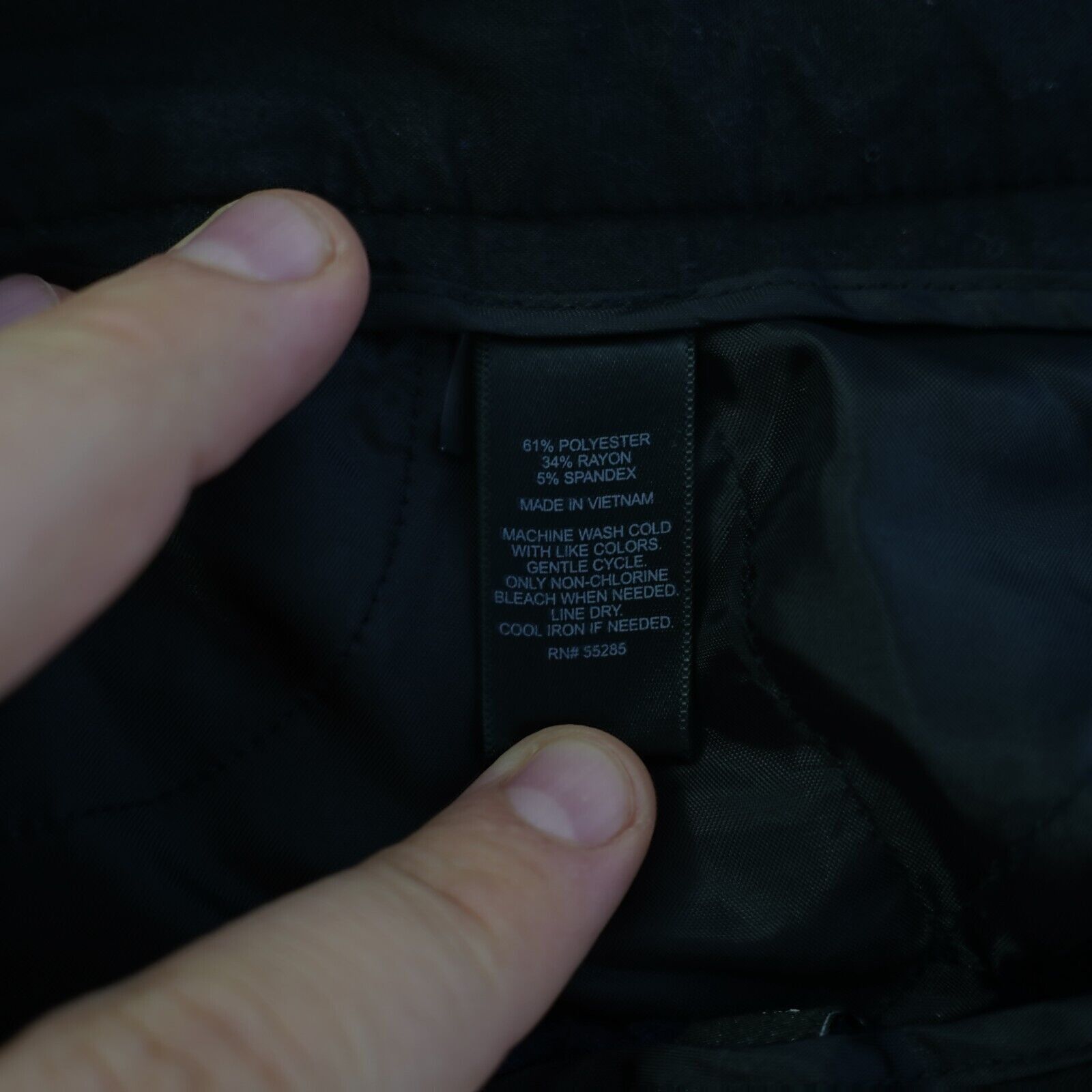 Express Express Columnist Blue Check Polyeter Blend Dress Pants 2R 3 Size 26" / US 2 / IT 38 - 6 Thumbnail
