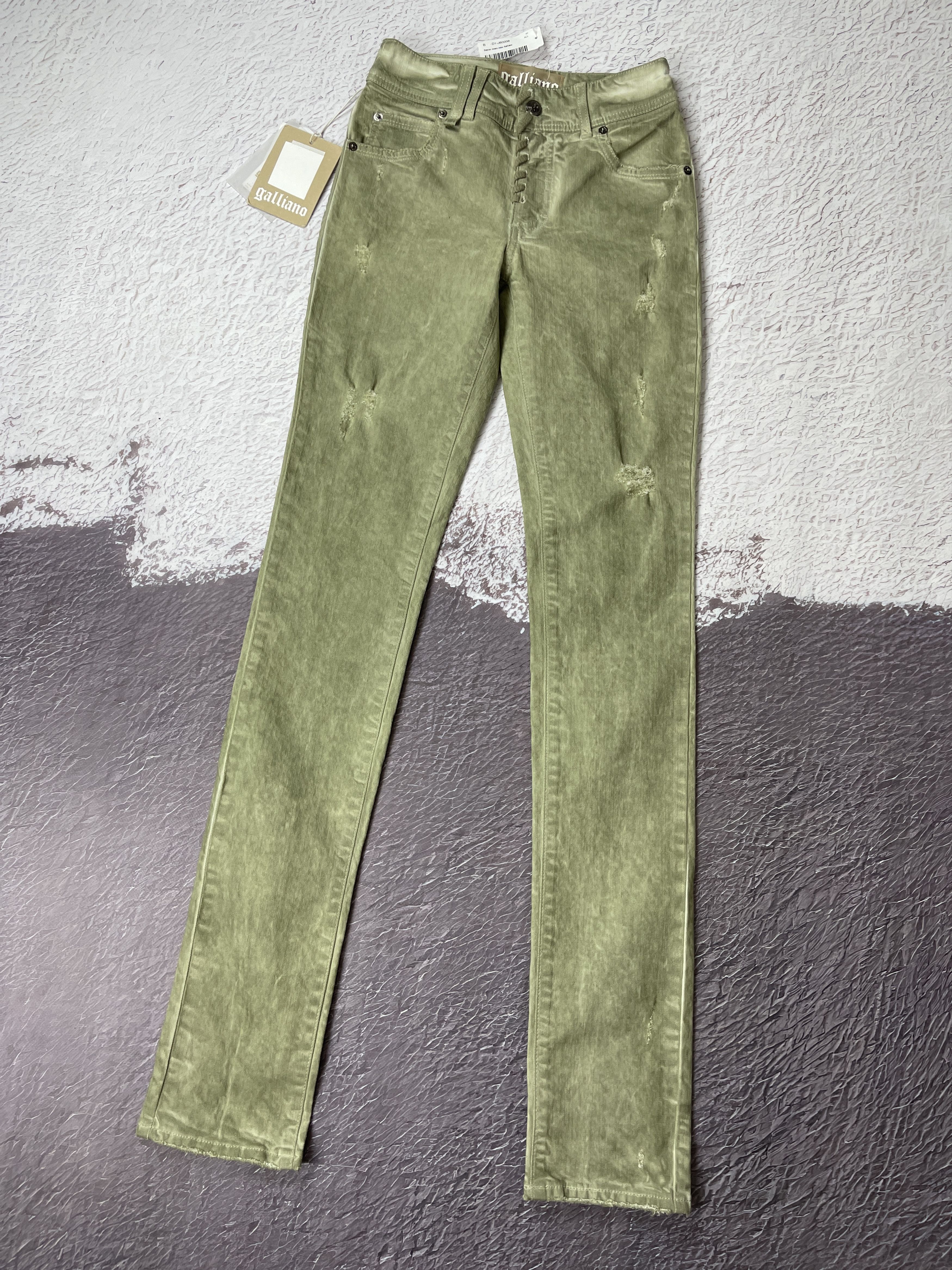 John Galliano John Galliano Jeans skinny high women’s faded pants Size 25" / US 0 / IT 36 - 2 Thumbnail