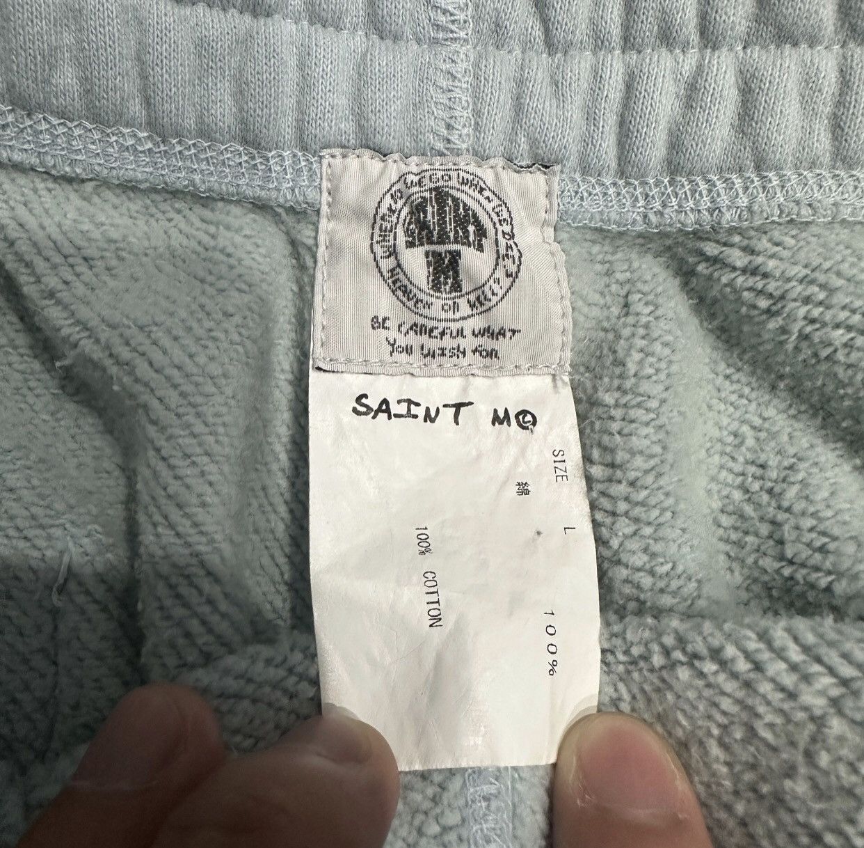Saint Michael Saint Michael Baby Blue Babyblue Sky BlueWash Casual Pants Size US 36 / EU 52 - 4 Thumbnail