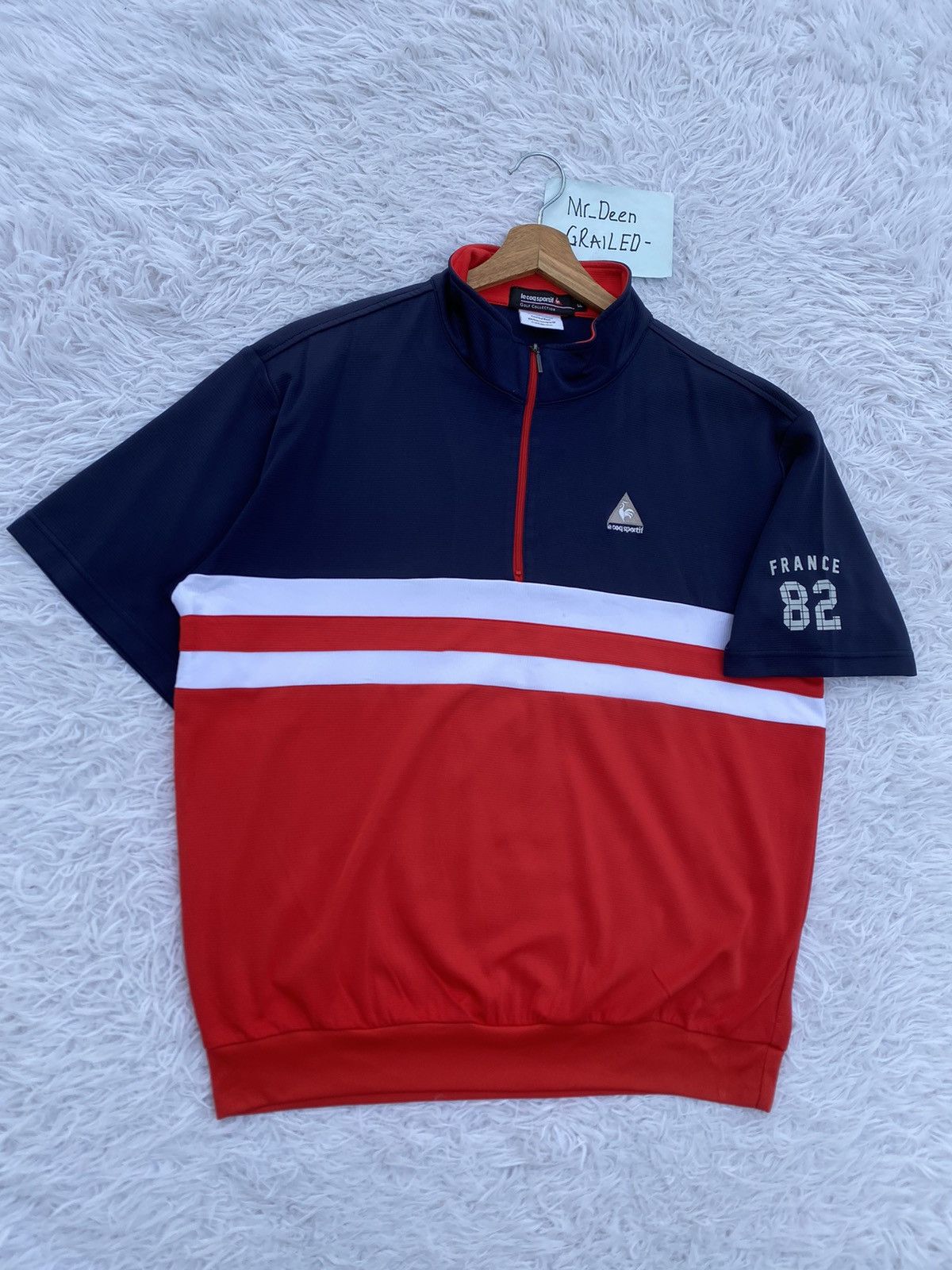 Le Coq Sportif Rare Vintage Le Coq Sportif Colour Block Shirt Size US L / EU 52-54 / 3 - 2 Thumbnail