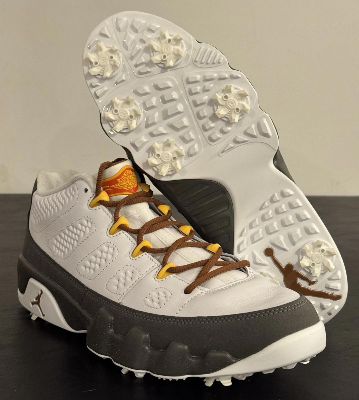 Nike Size 10 Men’s Nike Air Jordan 9 Golf Low NRG US Open Grey Size US 10 / EU 43 - 6 Thumbnail